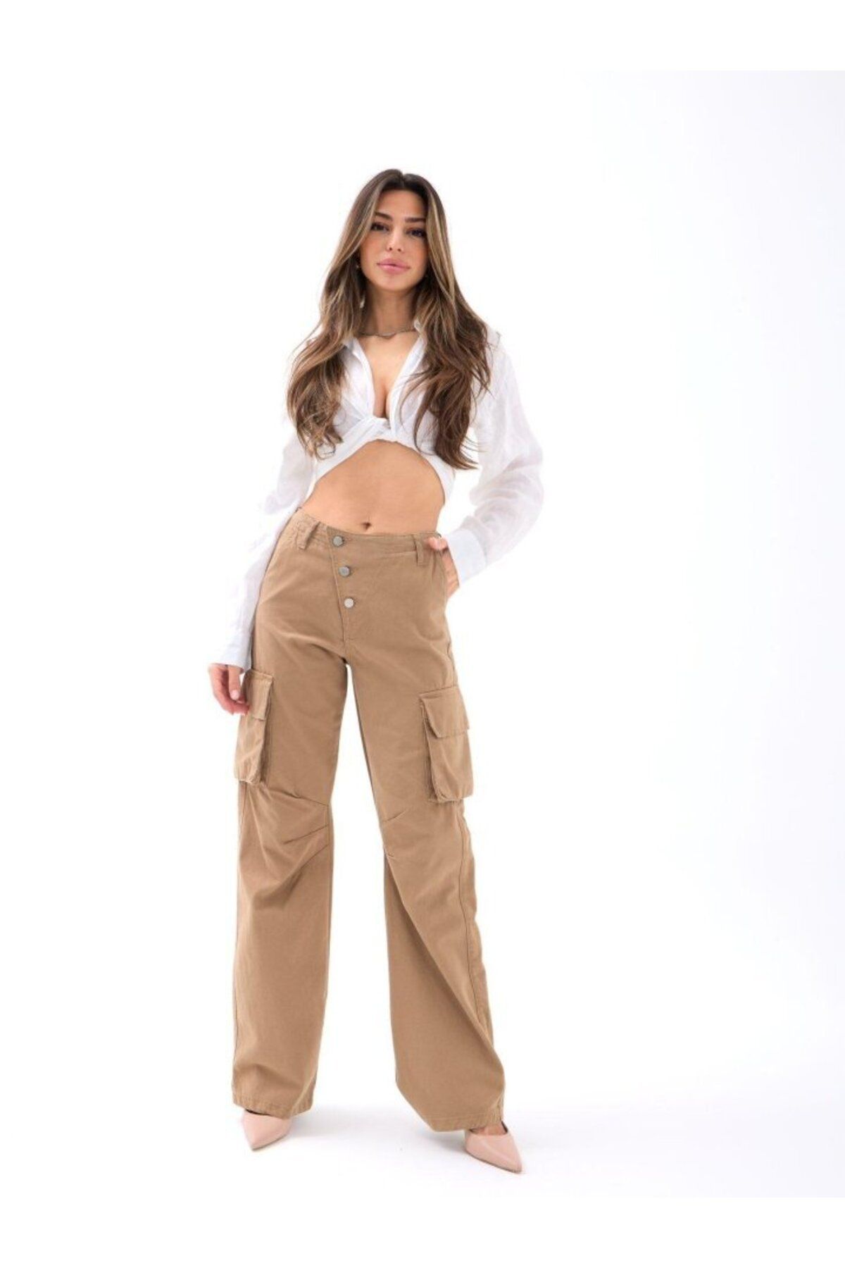 anizmir 6485 PANTOLON-CAMEL