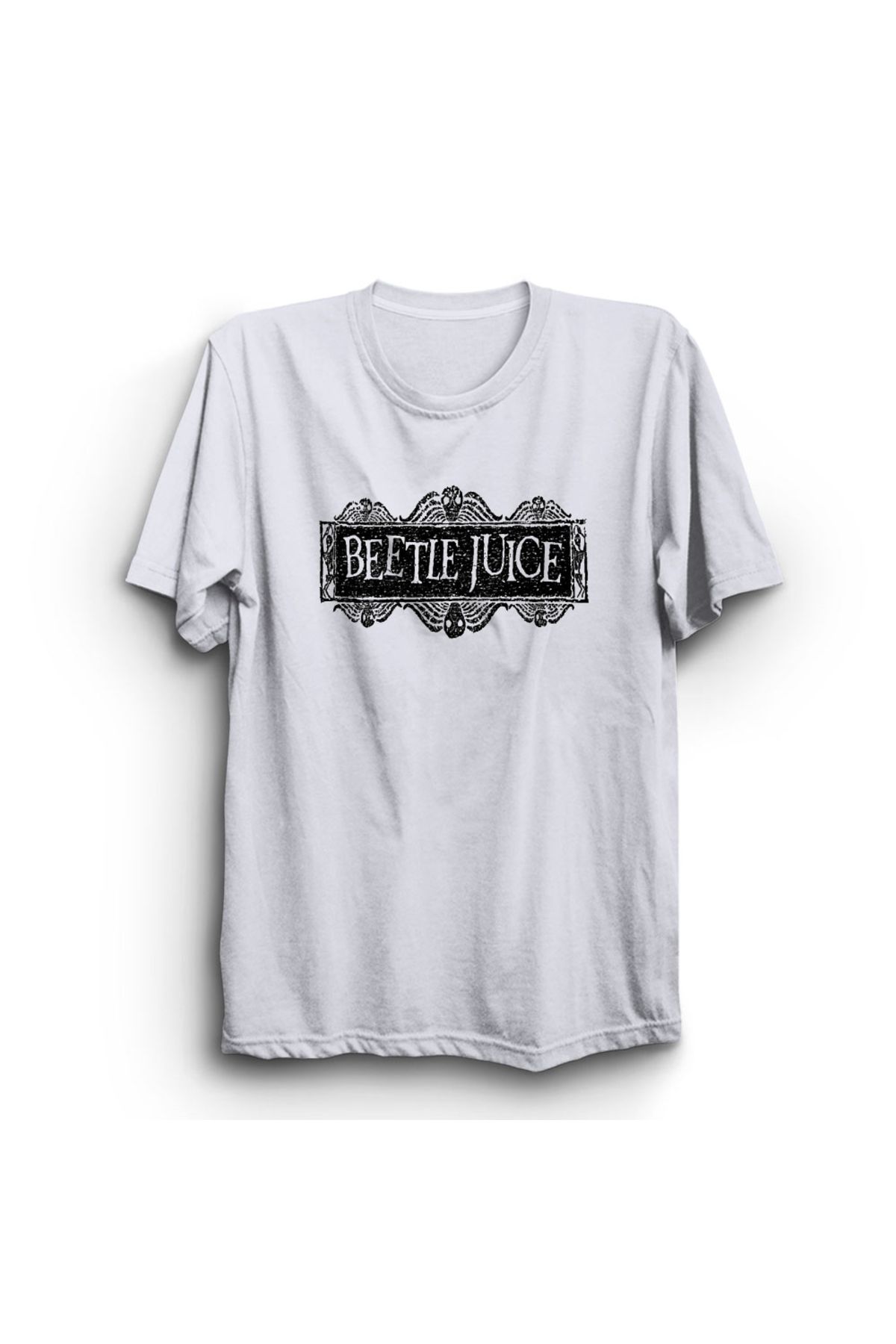 The Fame Beetlejuice, Logo, Baskılı Unisex %100 Pamuk Tişört
