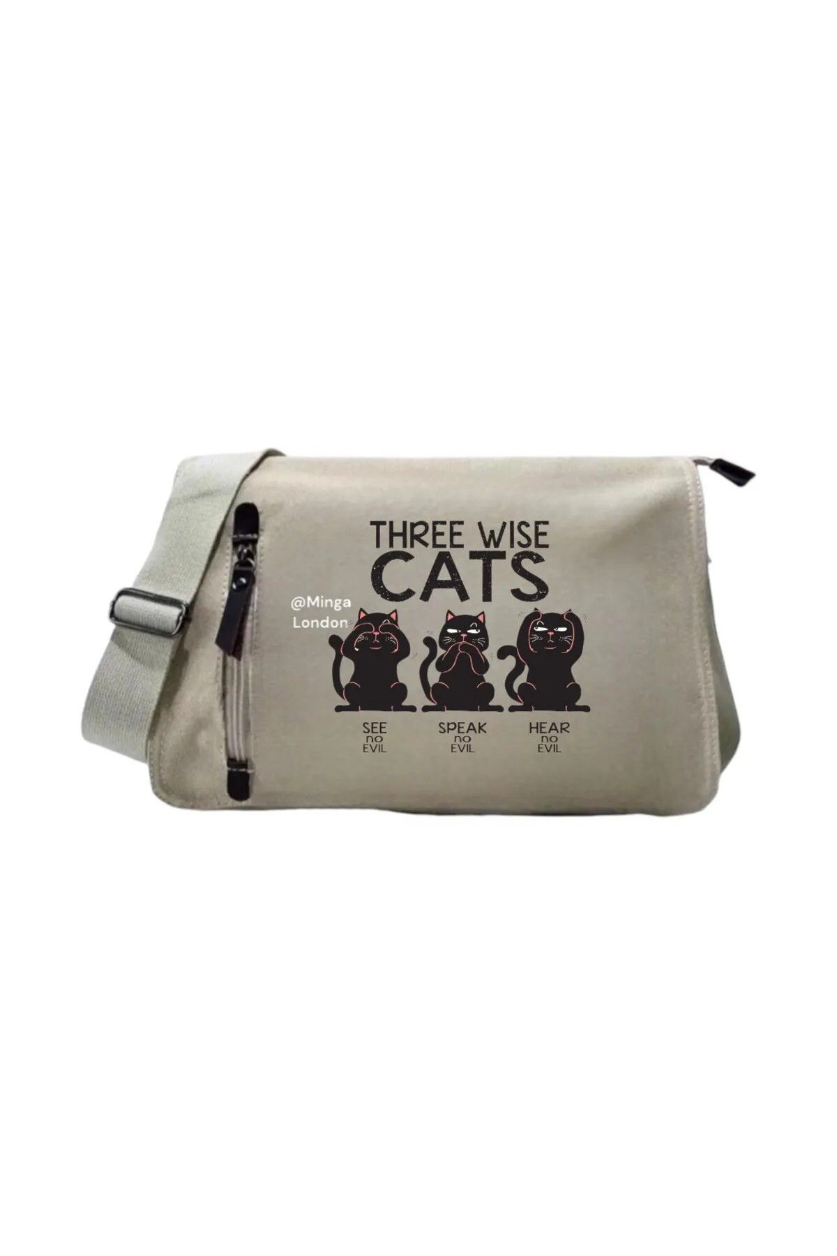 weywot Bej Three Wise Cats Okul, Kurs , Dershane Postacı Çantası