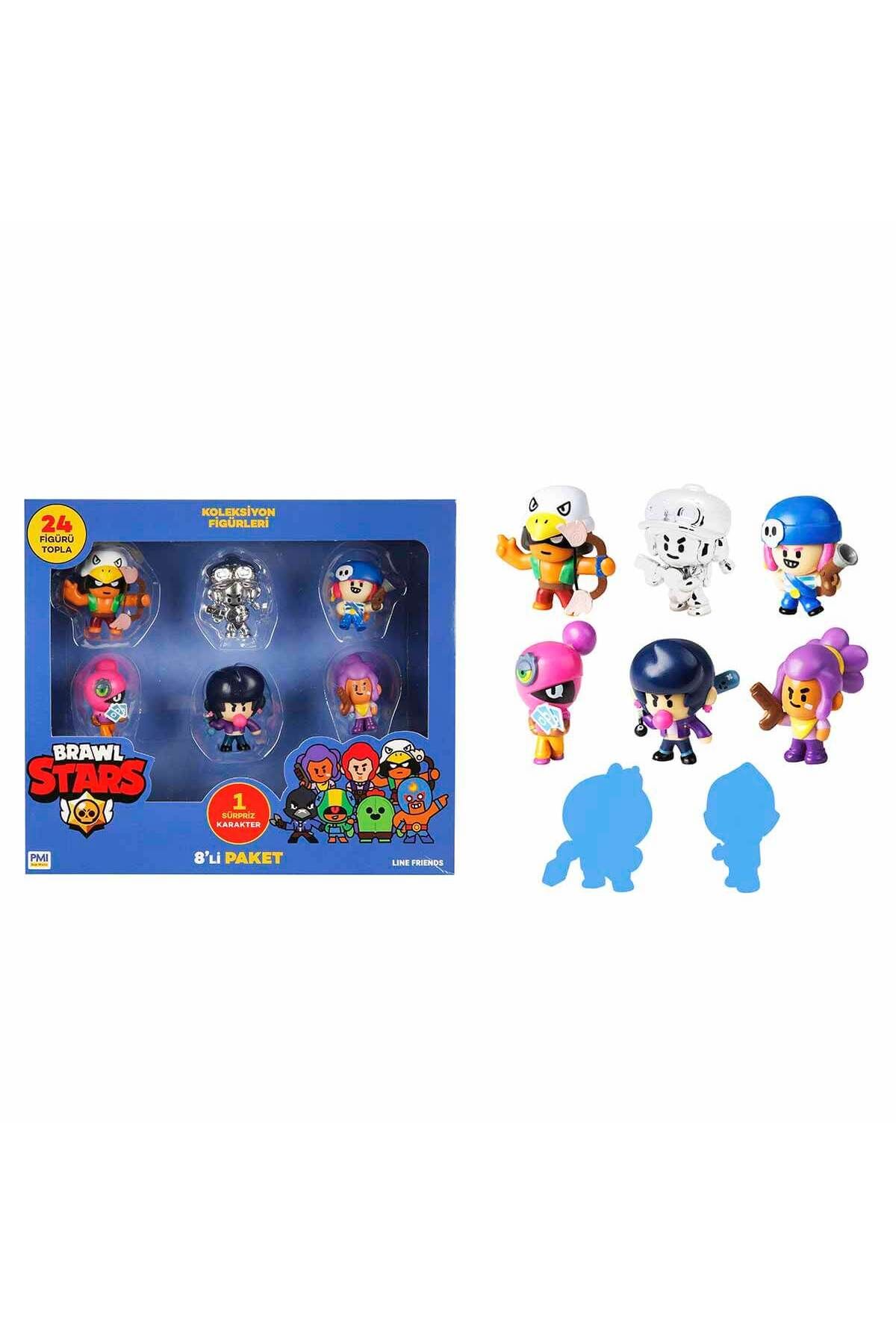 SECTOYS Brawl Stars Delüks 8'li Figür Seti Bo'Lu Set Oyuncak 8 li Brawl Stars Figür Seti