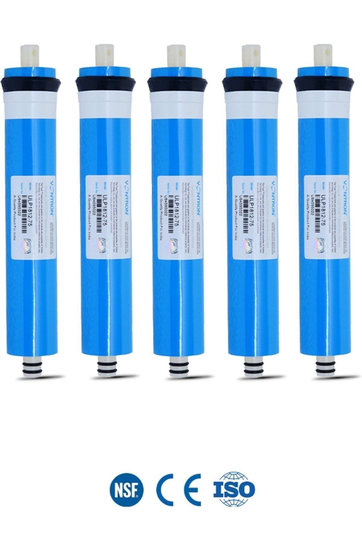 Filter Store 80 Gpd Nsf Onaylı Vontron Membran Su Arıtma Cihazı Filtresi ( Ana Filtre ) 5 Adet