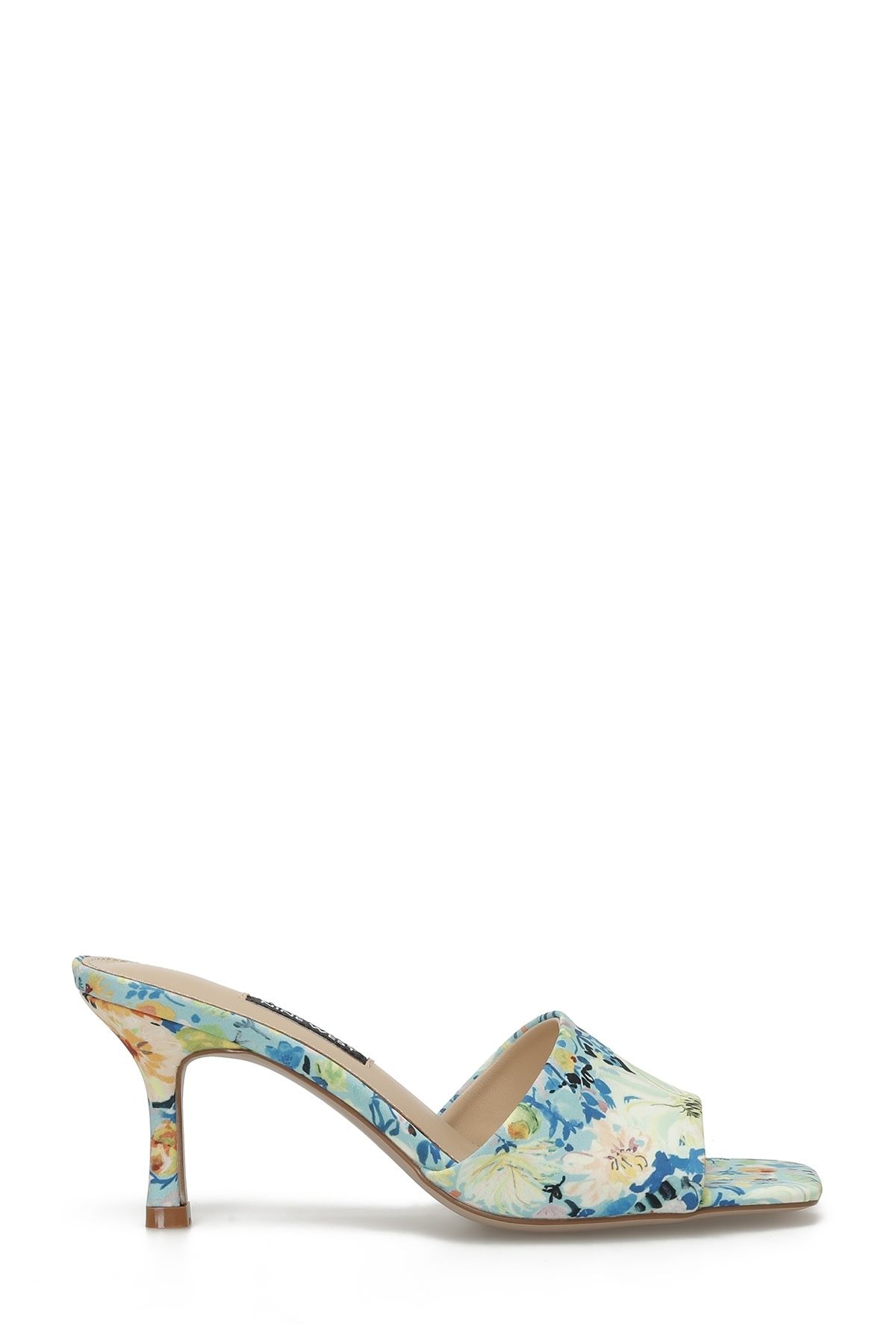 Nine West Fenvaris Mavi Kadın Topuklu Terlik