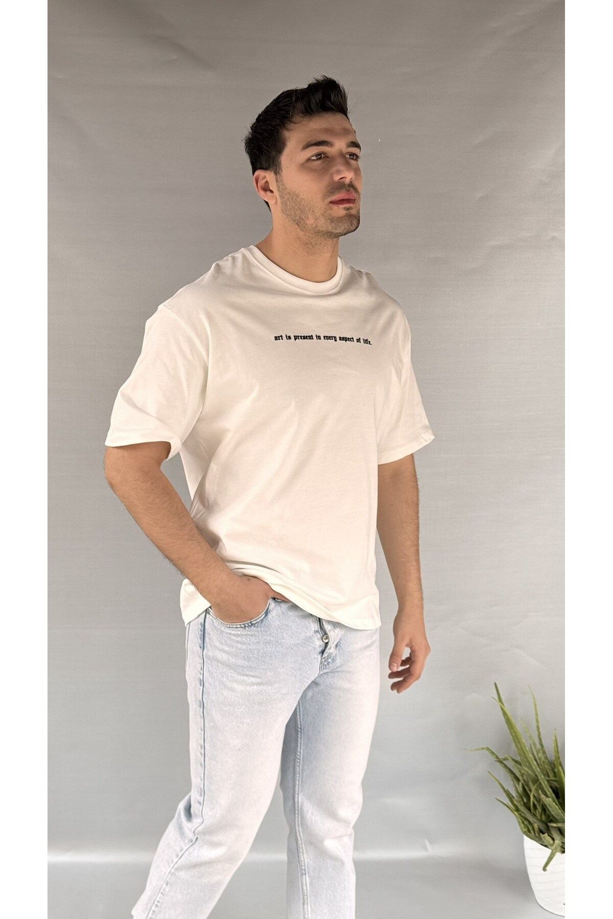 Casualmen32 Yılan Baskı T-shirt