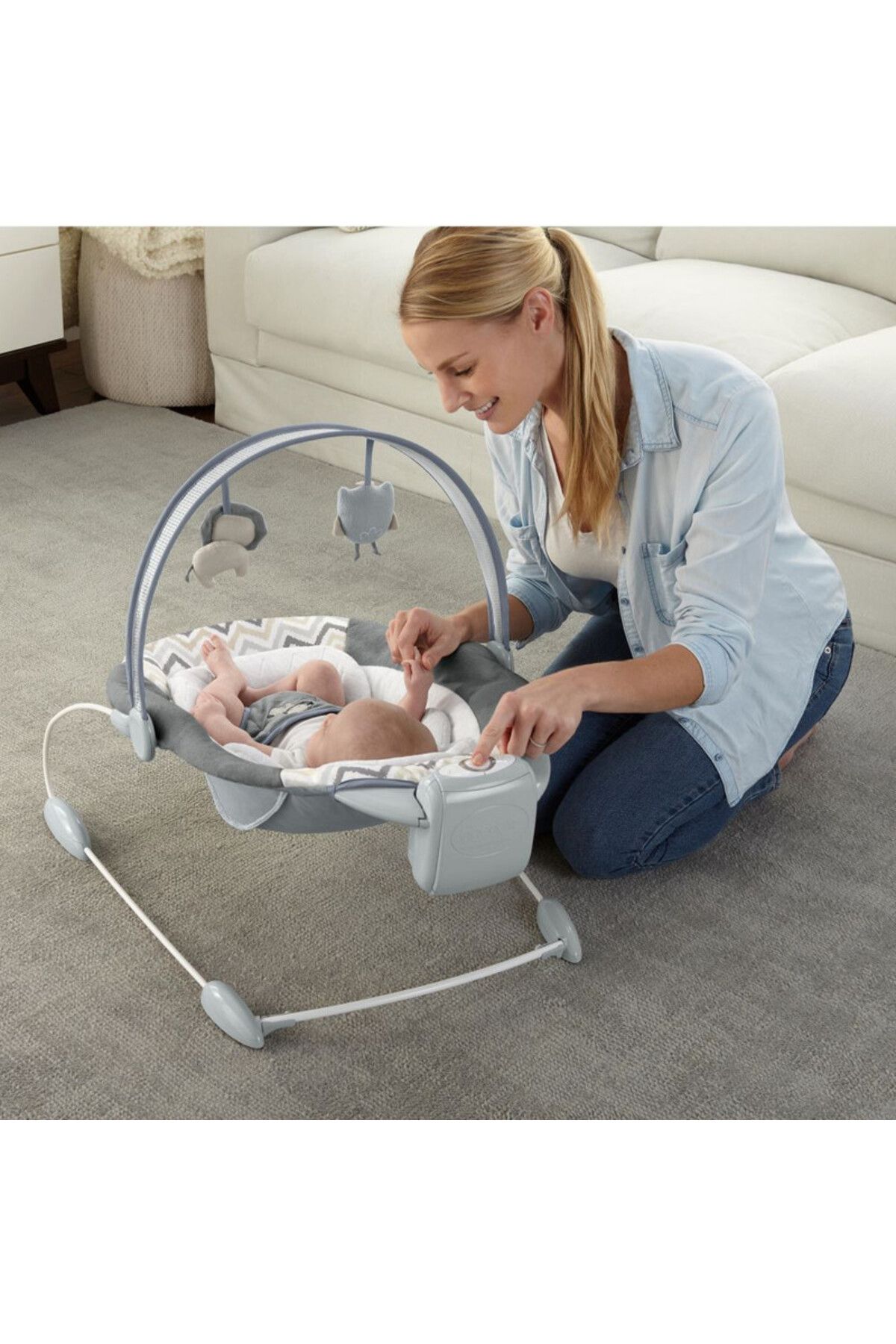 Ingenuity-- SmartBounce Automatic Bouncer - Braden, 0 to 6 months 6