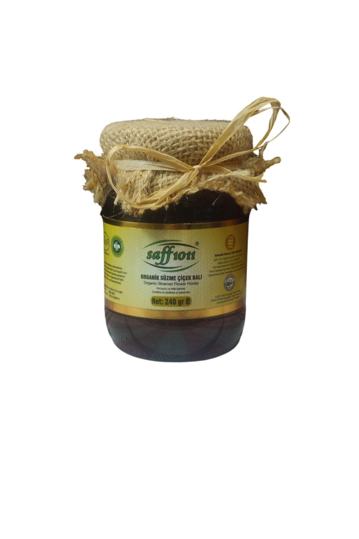 Saff 1011 Saff1011 Organik Süzme Çiçek Balı 240gr