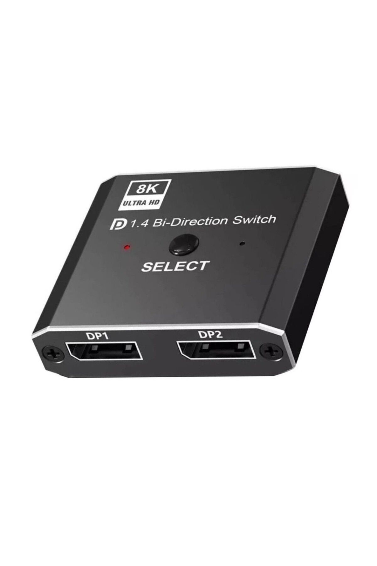 PrimeX Plus PrimeX PX-4284 8K DisplayPort Kumandalı Çift Yönlü Çoklayıcı Switch Splitter (2 PC-1 Monitör)