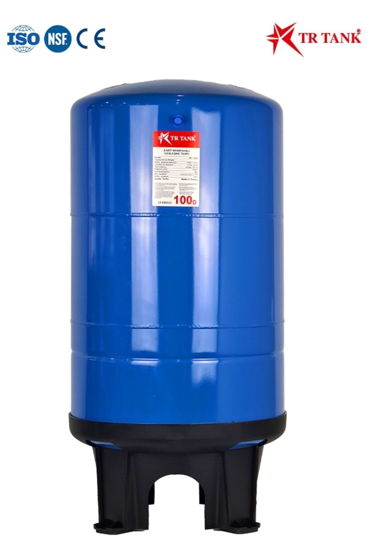 Filter Store Trtank Profesyonel 100 Litre Dikey Ayaklı Nsf Membranlı Hidrofor Genleşme Tankı