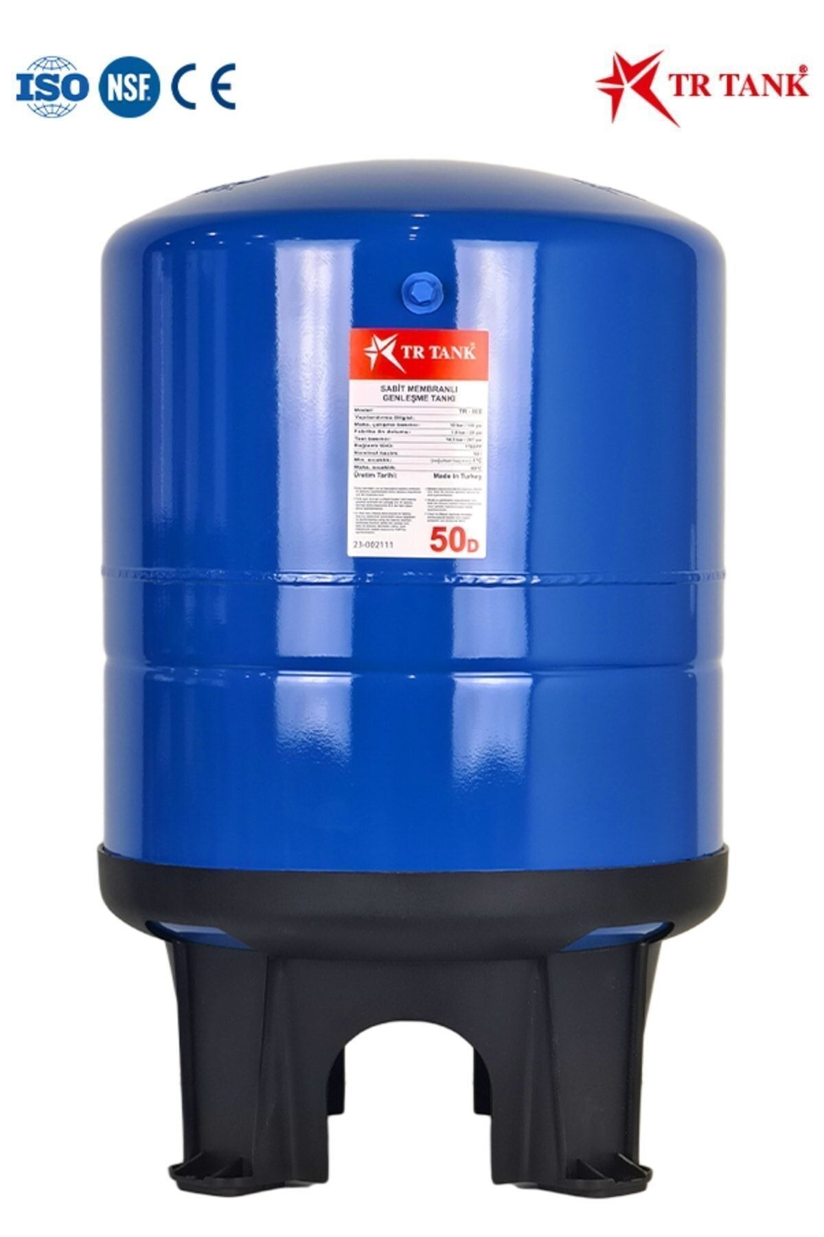 Filter Store Trtank Profesyonel 50 Litre Dikey Ayaklı Nsf Membranlı Hidrofor Genleşme Tankı