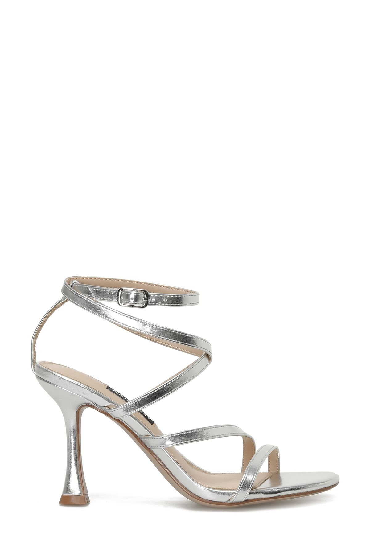 Nine West Lumirana Gümüş Kadın Topuklu Sandalet