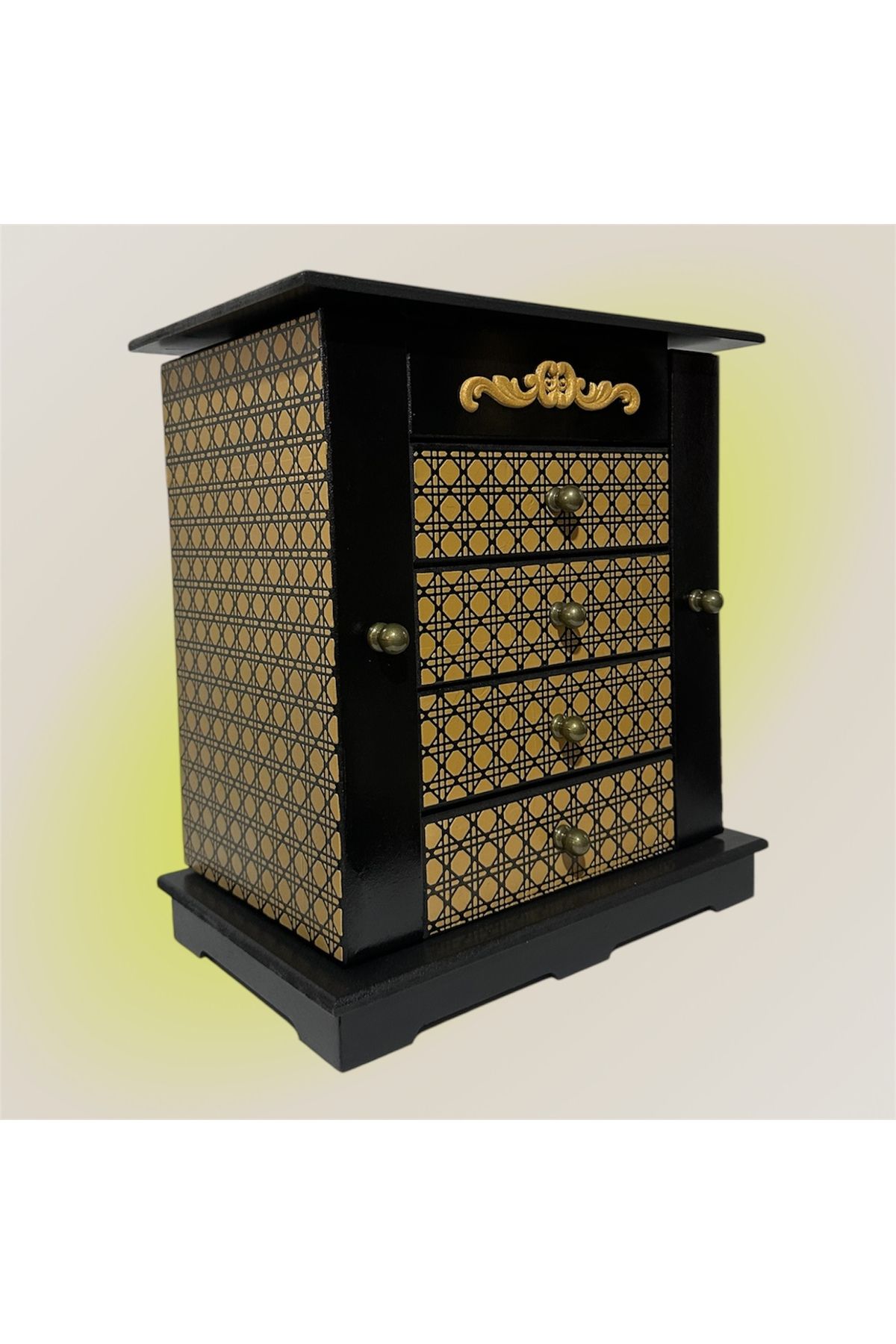 bygdesign Anneler gününe özel , dokulu hanzala takı dolabı ( handmade )