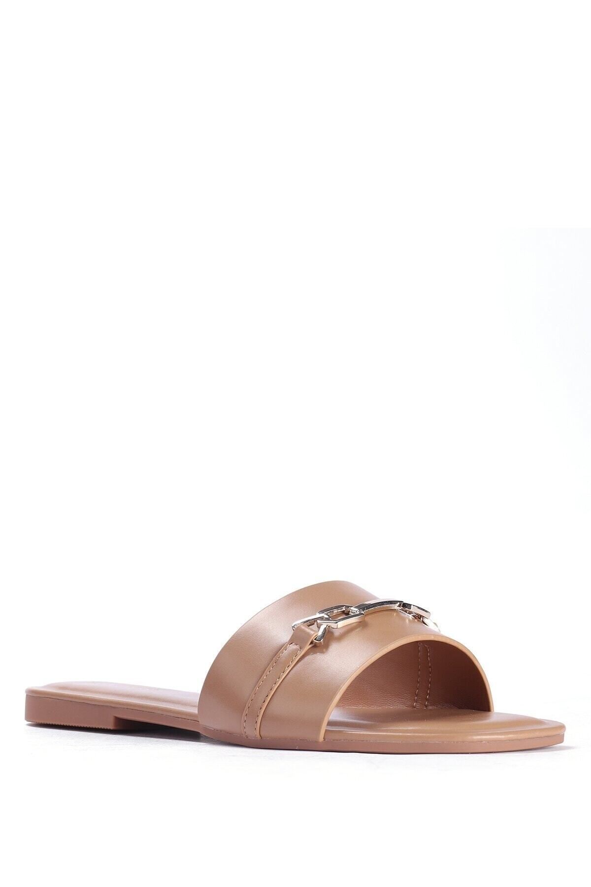 Nine West Xerith Sarı Kadın Topuklu Terlik