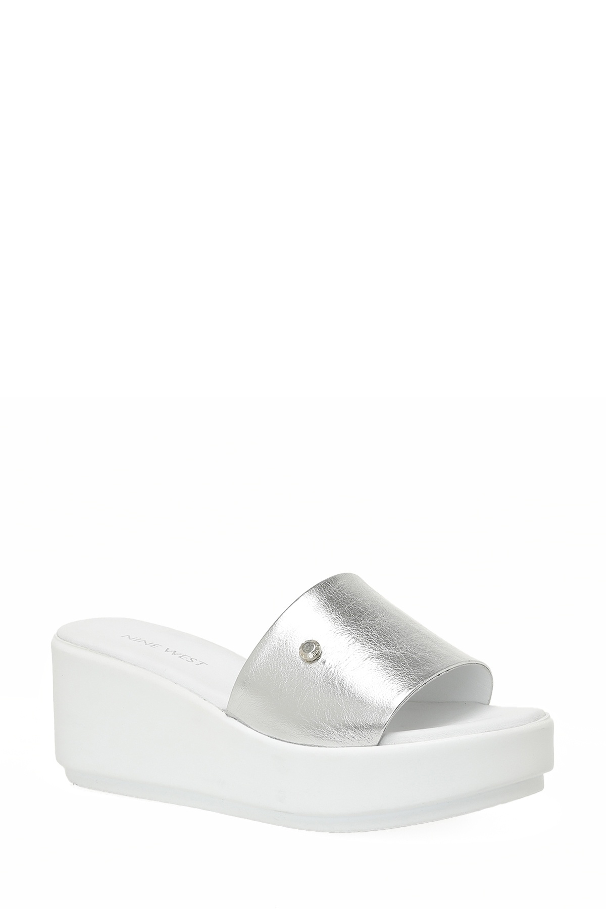 Nine West-Fenora Silver Women's Slippers 2