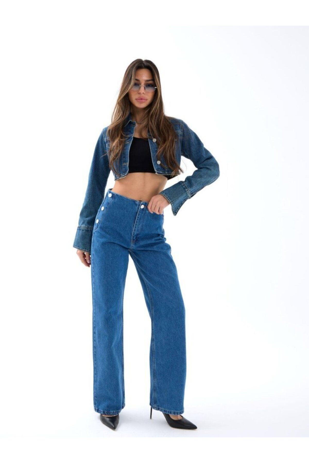 anizmir 5997 KOT PANTOLON-MAVİ