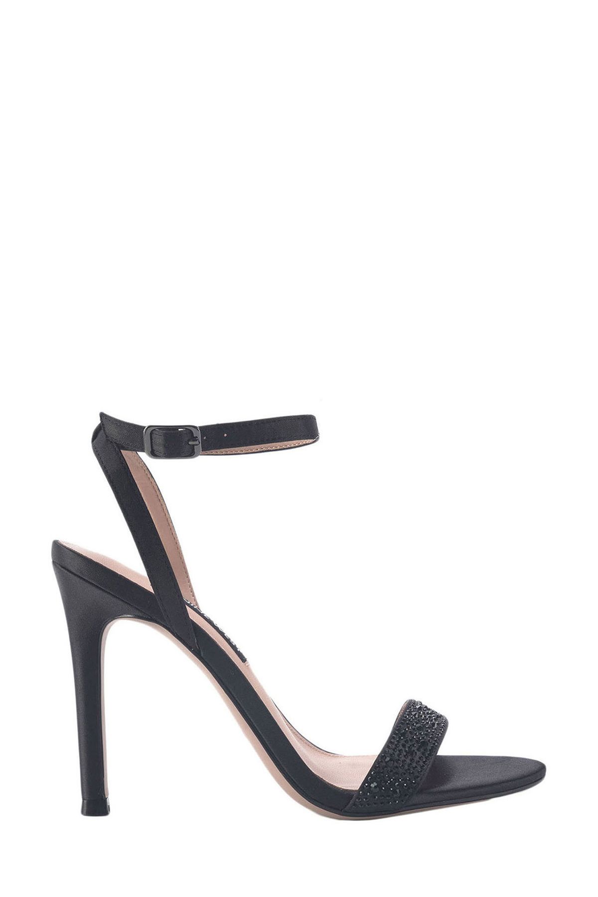 Nine West Vionelle Siyah Kadın Topuklu Sandalet
