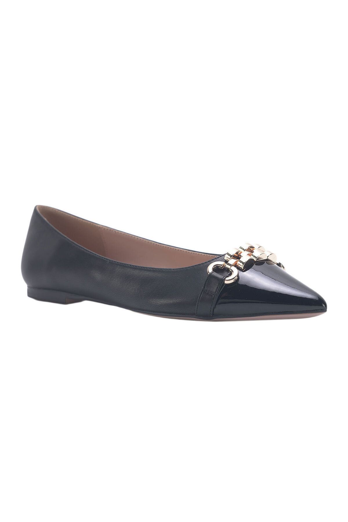 Nine West Gravona Siyah Kadın Babet