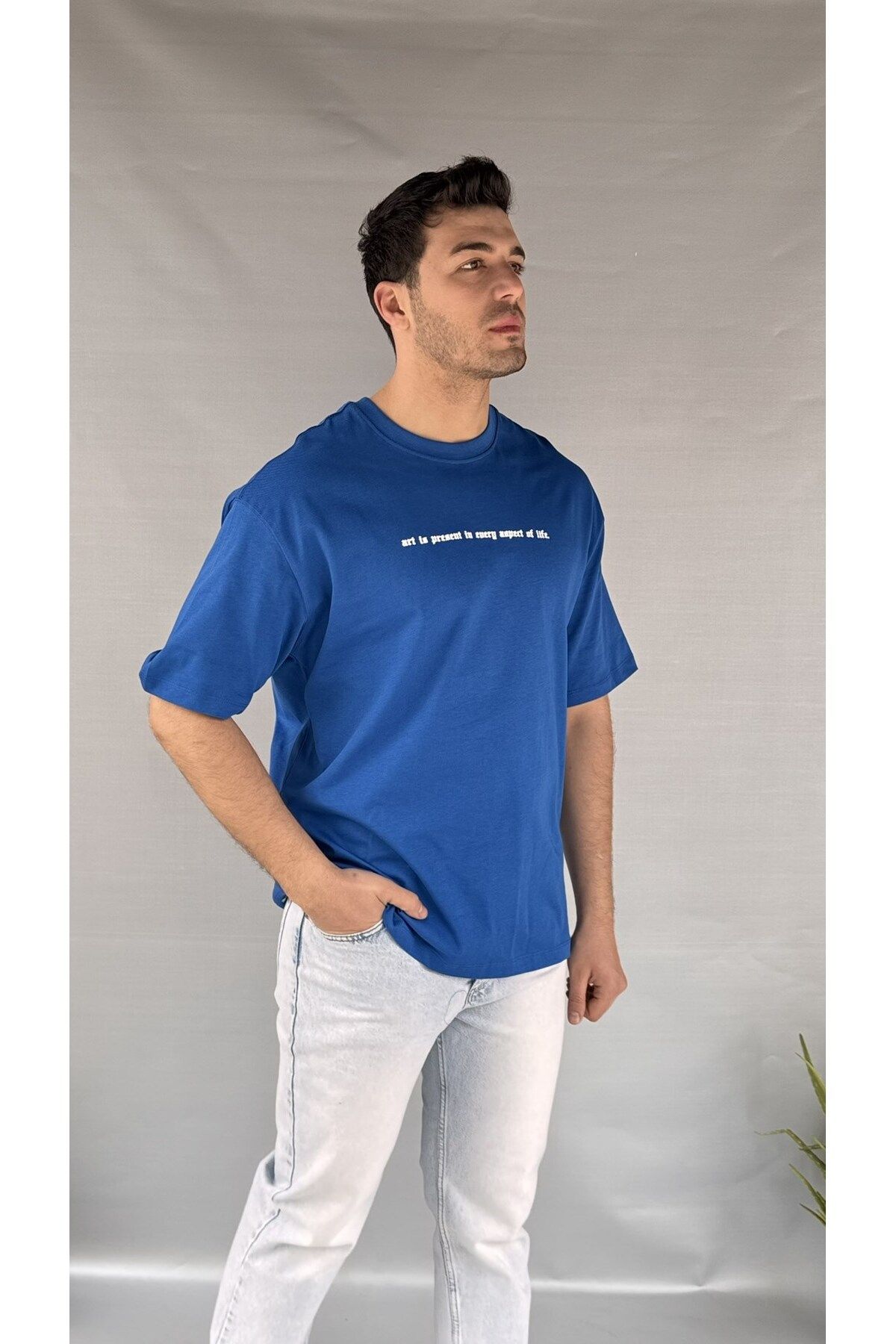 Casualmen32 Yılan Baskı T-shirt