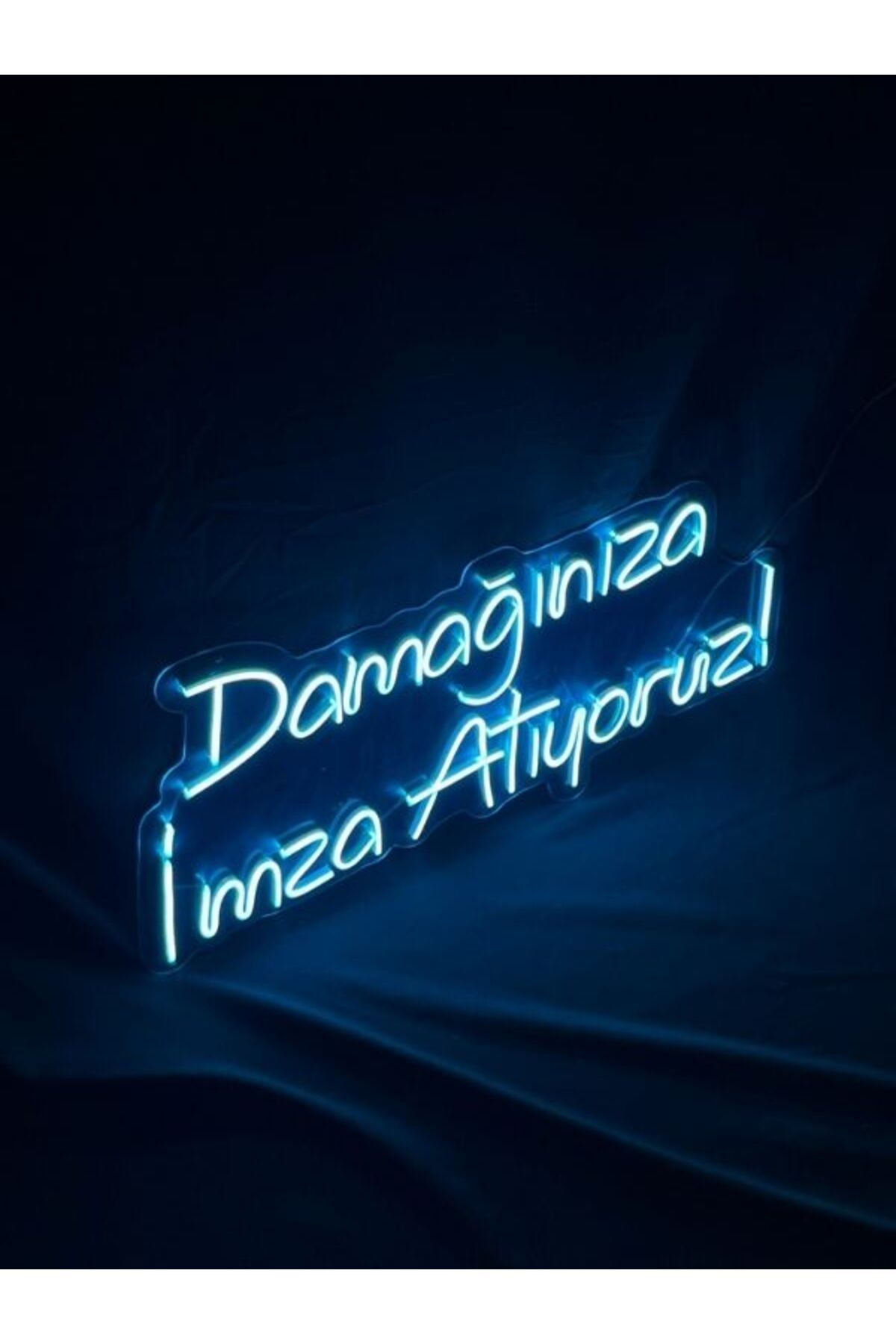 vinyuup Damağınıza İmza Atıyoruz Neon Led Yazı