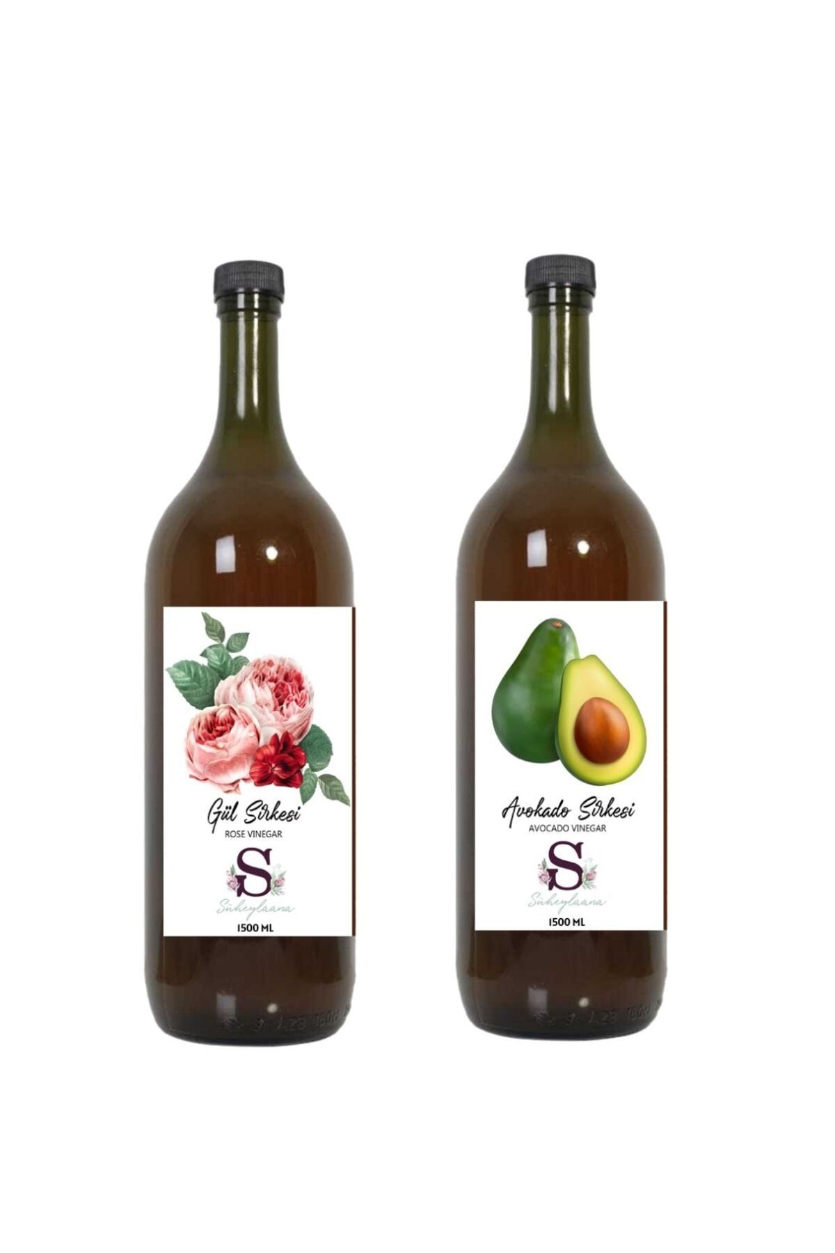 Süheylaana Doğal Gül Sirkesi 1500 Ml - Doğal Avokado Sirkesi 1500 Ml