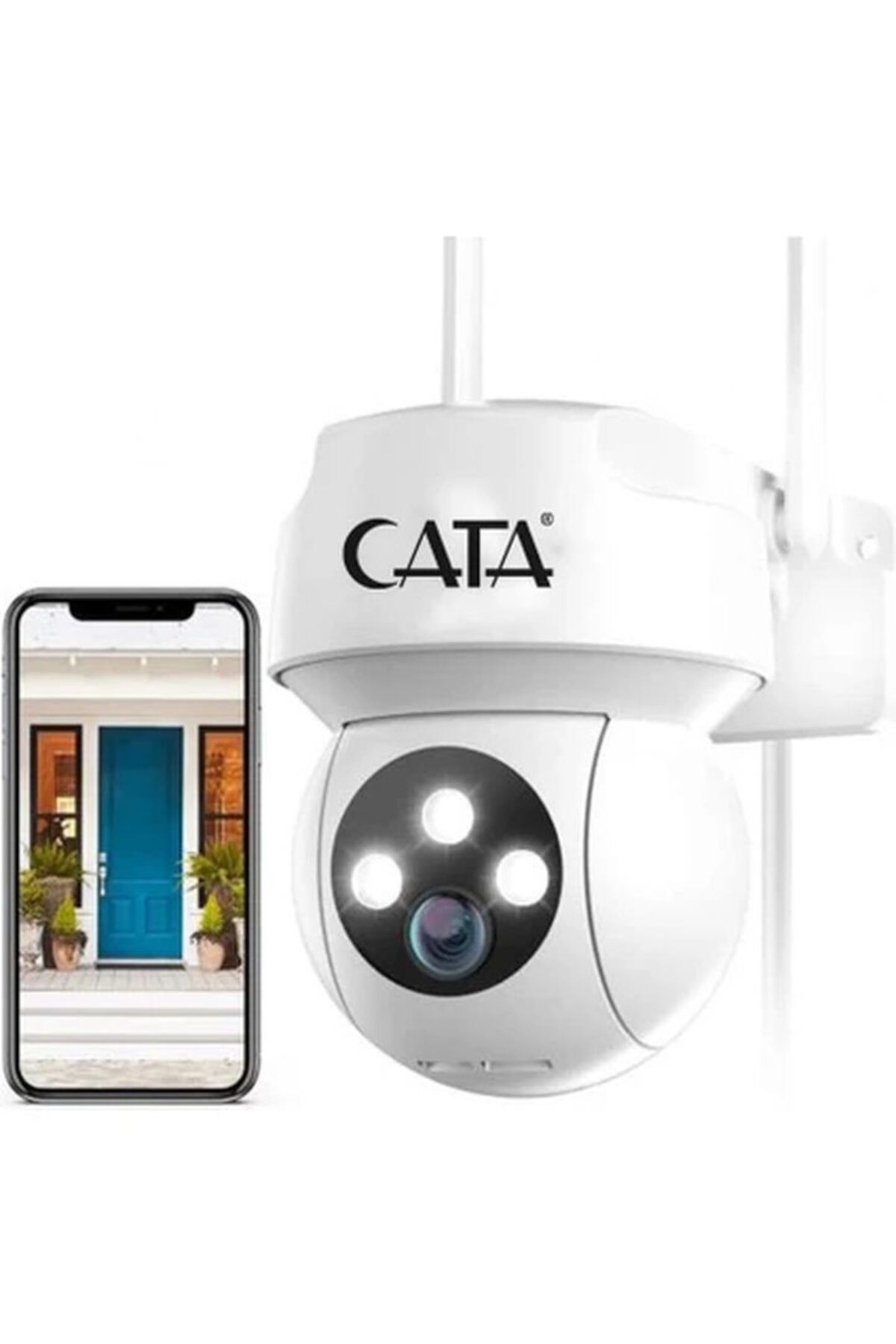 Cata CT-4051 Dış Mekan Akıllı Kamera Full Hd 1080P IP66