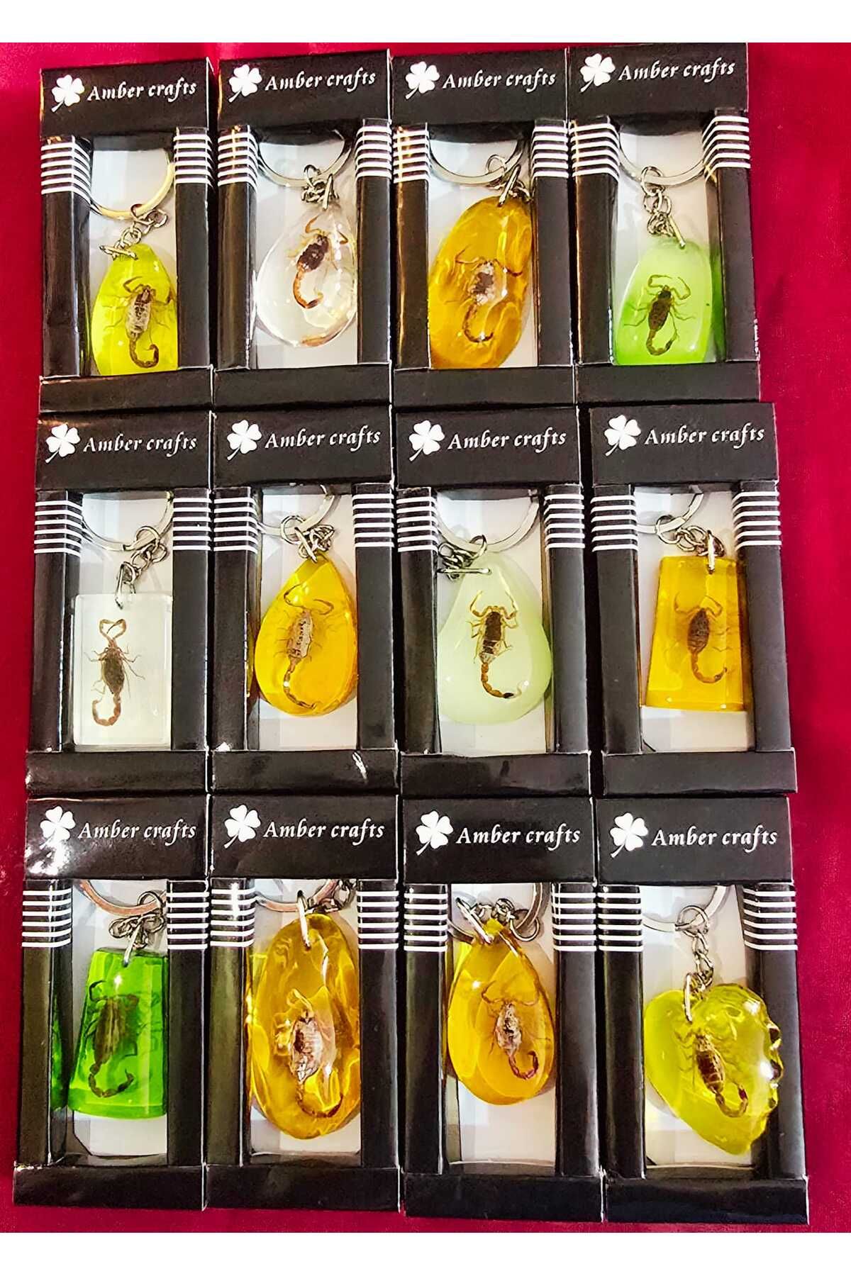 AMBER CRAFTS Amber Craft Marka Akrep Anahtarlık