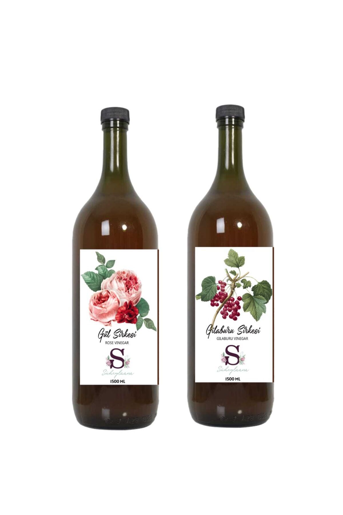 Süheylaana Doğal Gül Sirkesi 1500 Ml - Doğal Gilaburu Sirkesi 1500 Ml