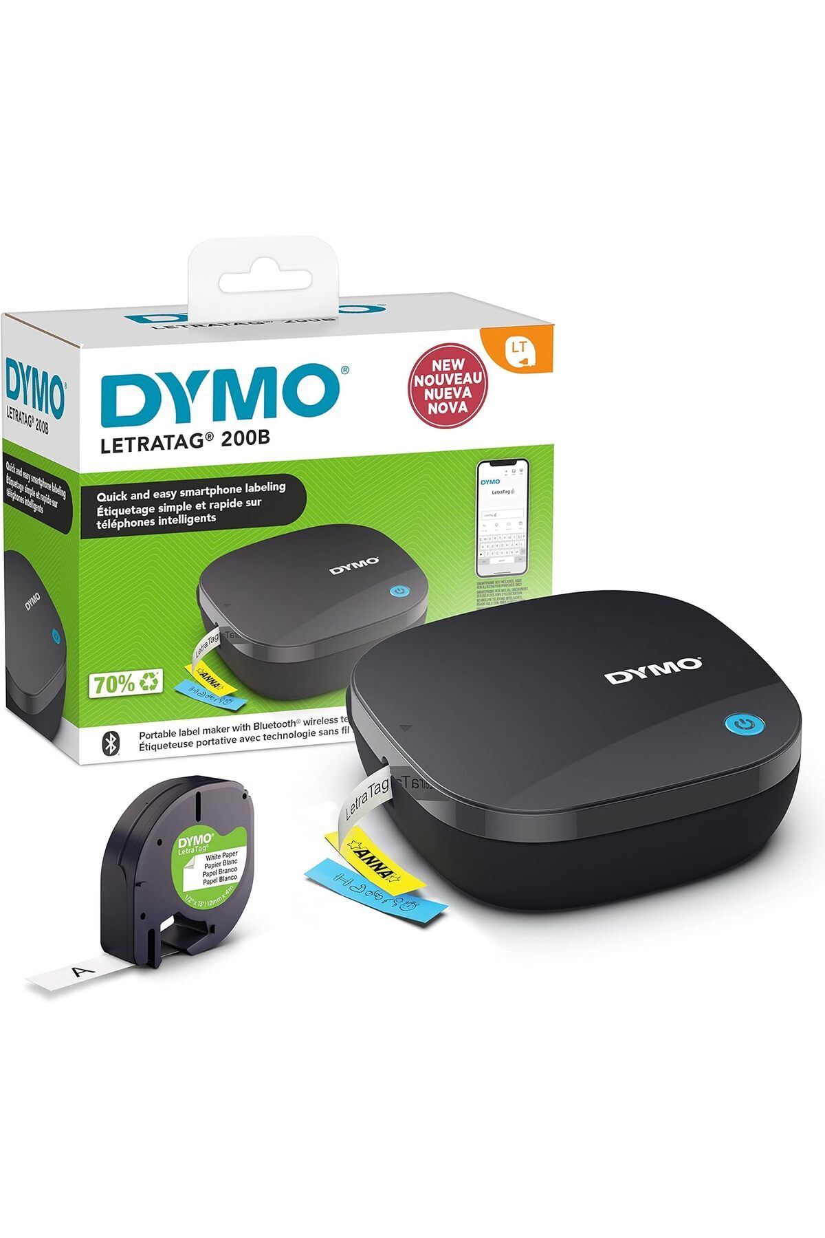 STOREMAX LetraTag LT-200B Bluetooth Siyah Etiketleme Makinası  655141