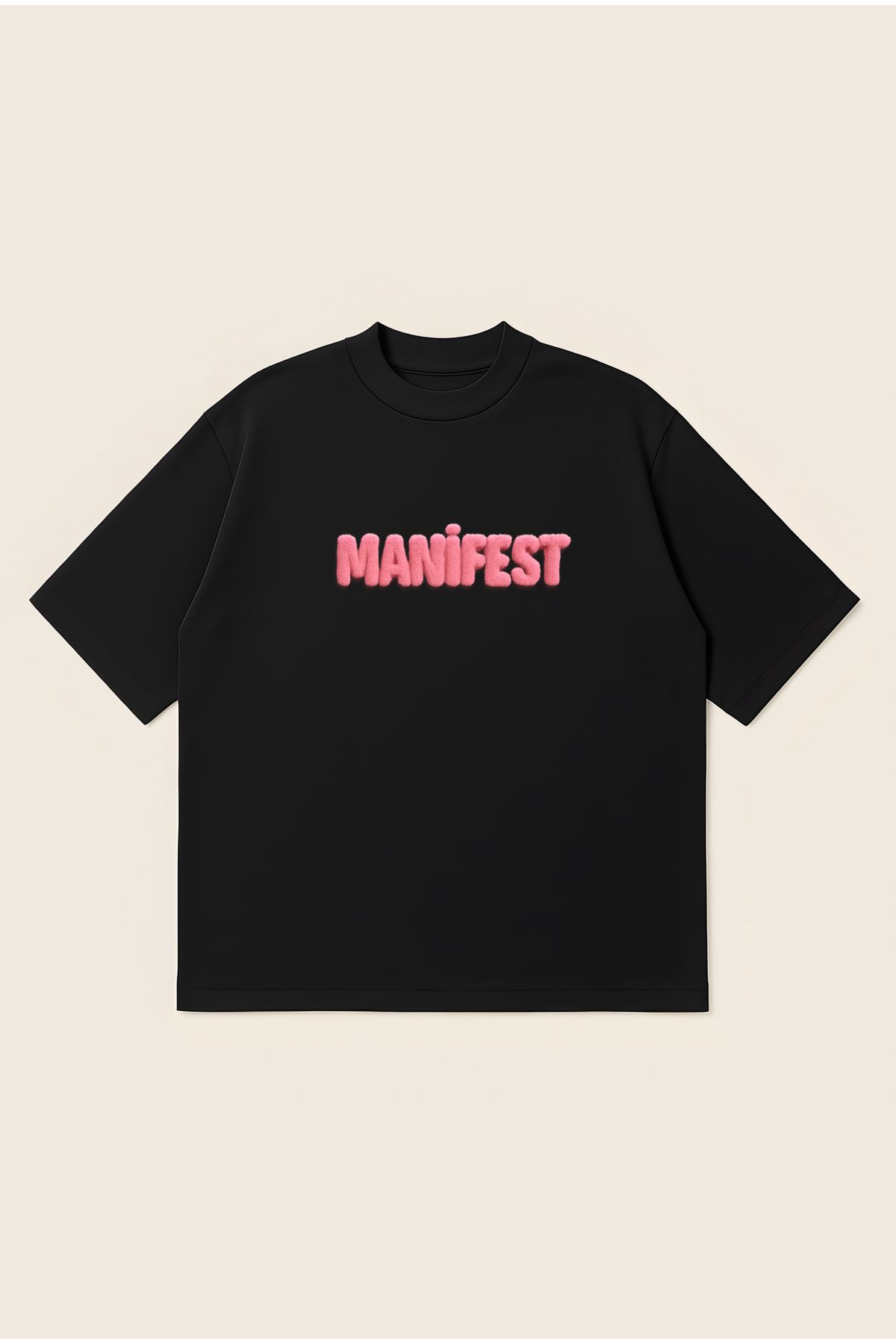 Moon Dancer Manifest Unisex Oversize Baskılı Boxy Fit Kalın Kumaşlı T-shirt