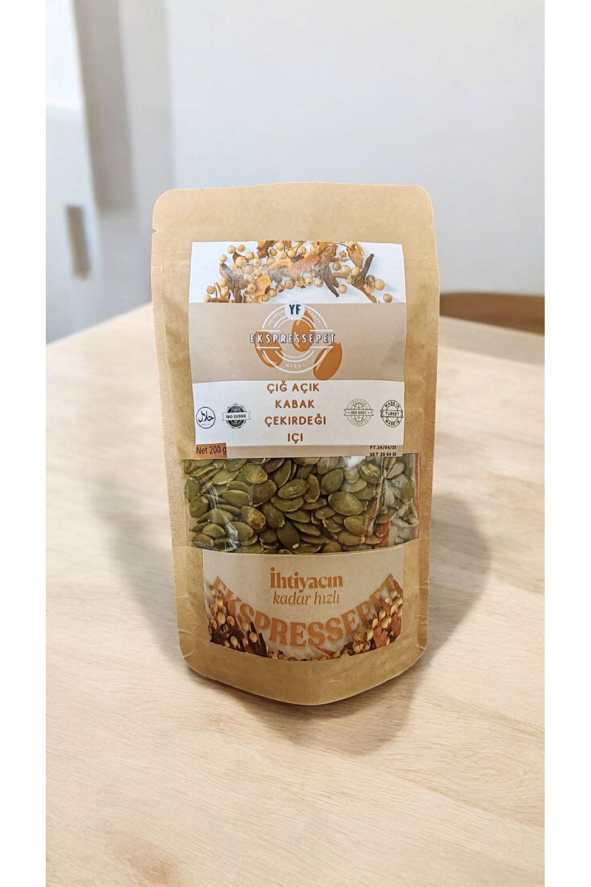 ekspressepetyf Kabak Çekirdeği İçi 200 gr