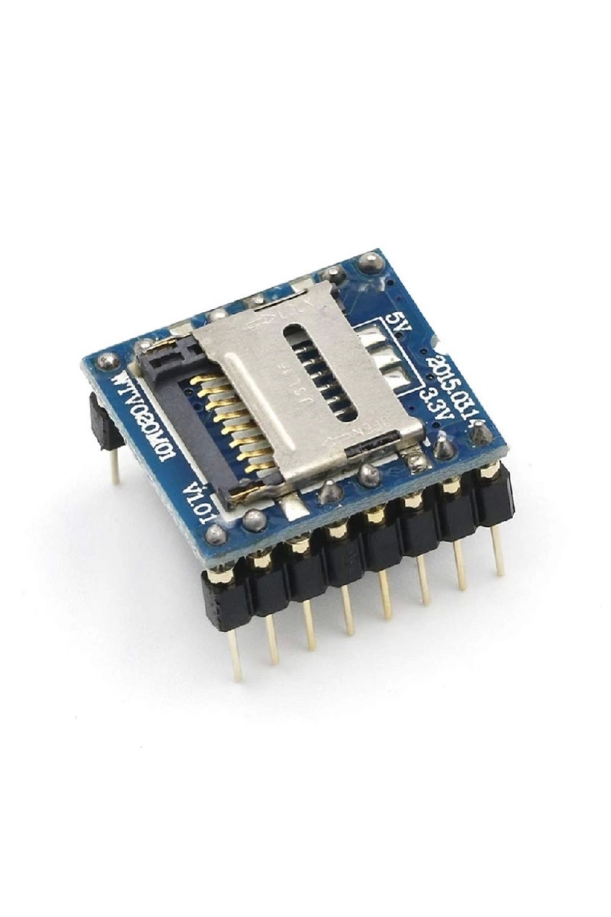 CNL WTV020 Mini Mp3 Wav Player Modülü Micro Sd 1G Tf Kart Ses Müzik Çalma Kartı16 Bit Pwm Dac 3W