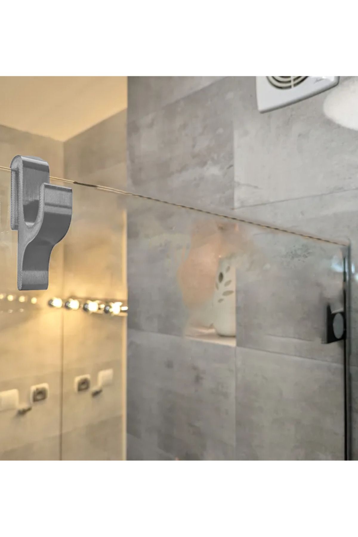 3DECOR Cama Geçmeli Duşakabin Askısı