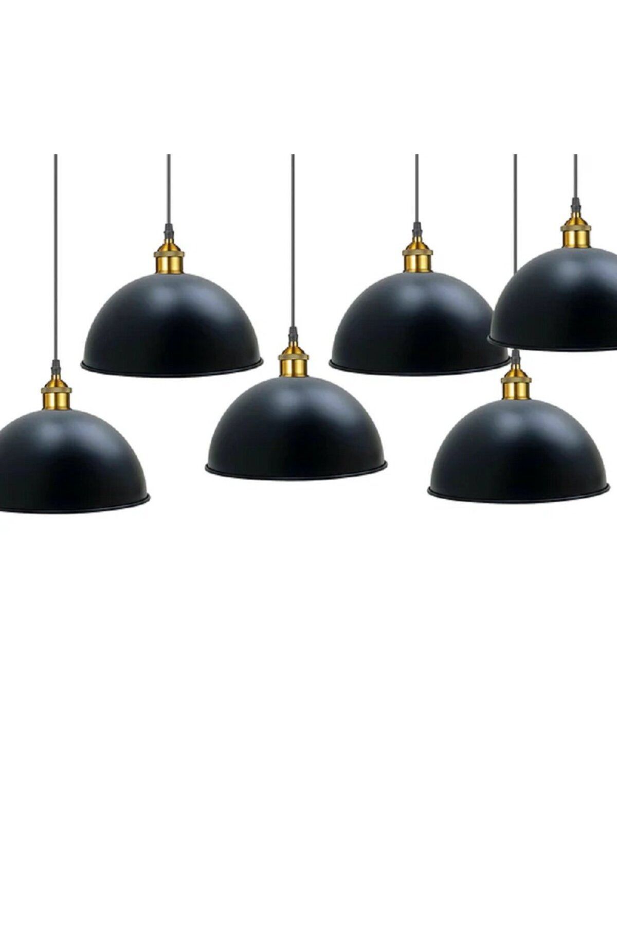RİOLİGHT VİNTAGE,MODERN SİYAH MUTFAK,ODA,CAFELER İÇİN METAL SARKIT AVİZE ÇAP:40CM 1ADET FİYATIDIR