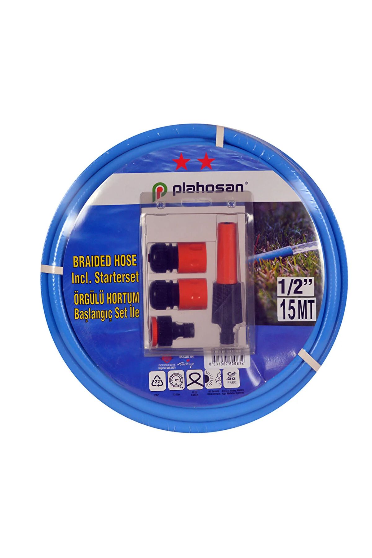 Altınkayaticaret Plahosan Opp 1/2 15 Metre Hortum Set SULAMA SETİ