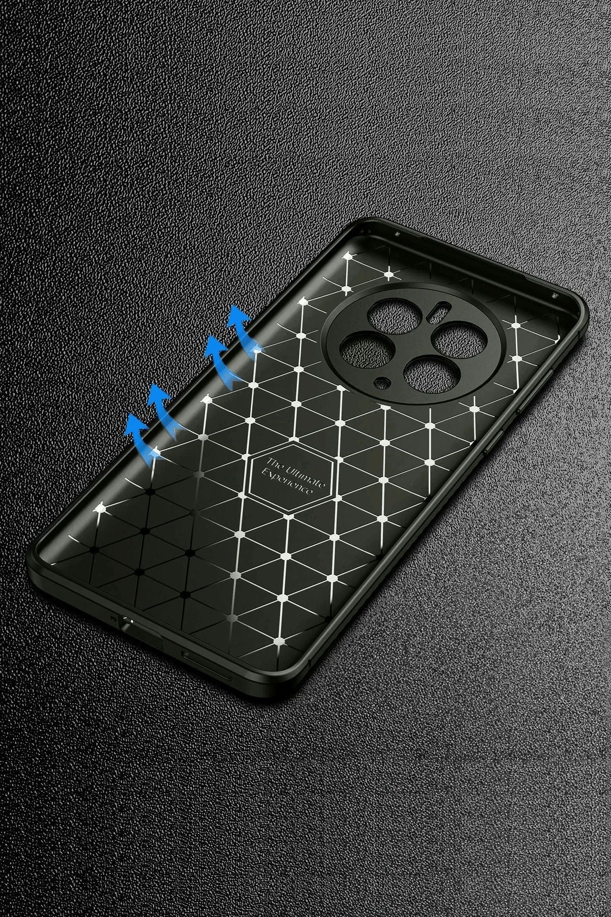 NewFace Realme 12 Pro Plus Kılıf Auto Focus Karbon Kapak - Siyah BSTMY