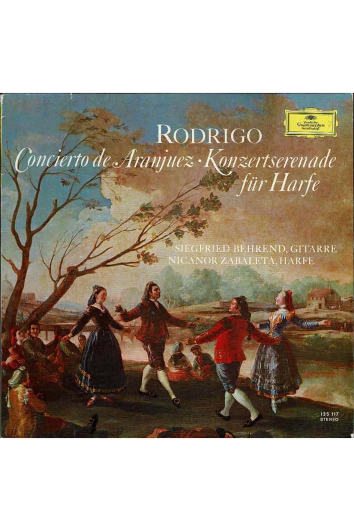 Plakperest RODRIGO - Concierto De Aranjuez · Siegfried Behrend - 1969 Almanya Basım Albüm - LP Plak 2.el