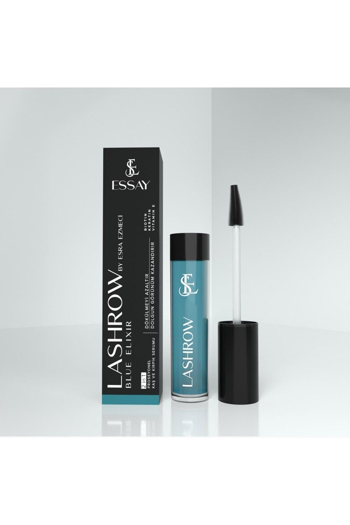 Esra Ezmeci LASHROW Blue Elixir – Kaş ve Kirpik Güçlendirici Serum