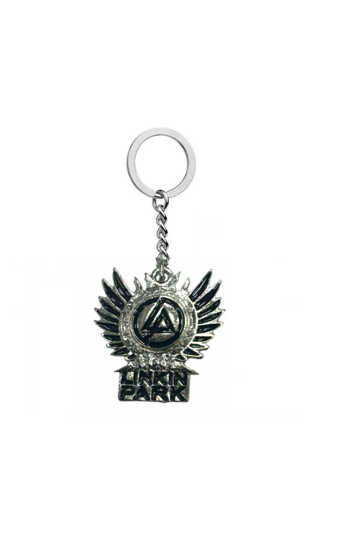 Herşey Nota Linkin Park Anahtarlık – Metal Tasarım, Rock Müzik Grubu Logolu Unisex Aksesuar