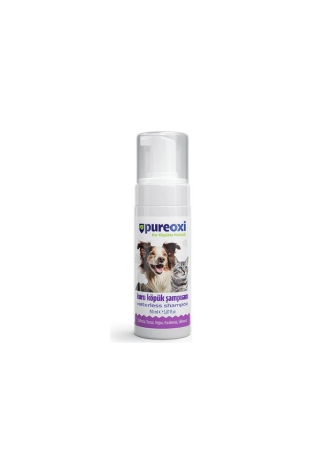 Petölye Kuru Köpük Şampuan - 150ml - Doğal HOCL Formüllü Hijyen Anahtarı