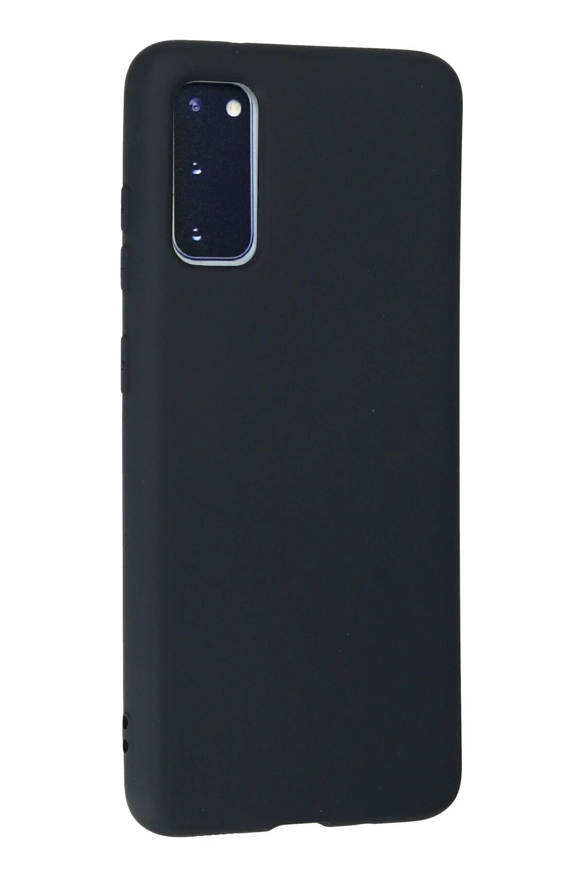 NewFace Samsung Galaxy S20 Kılıf Nano içi Kadife Silikon - Lacivert SVLRS