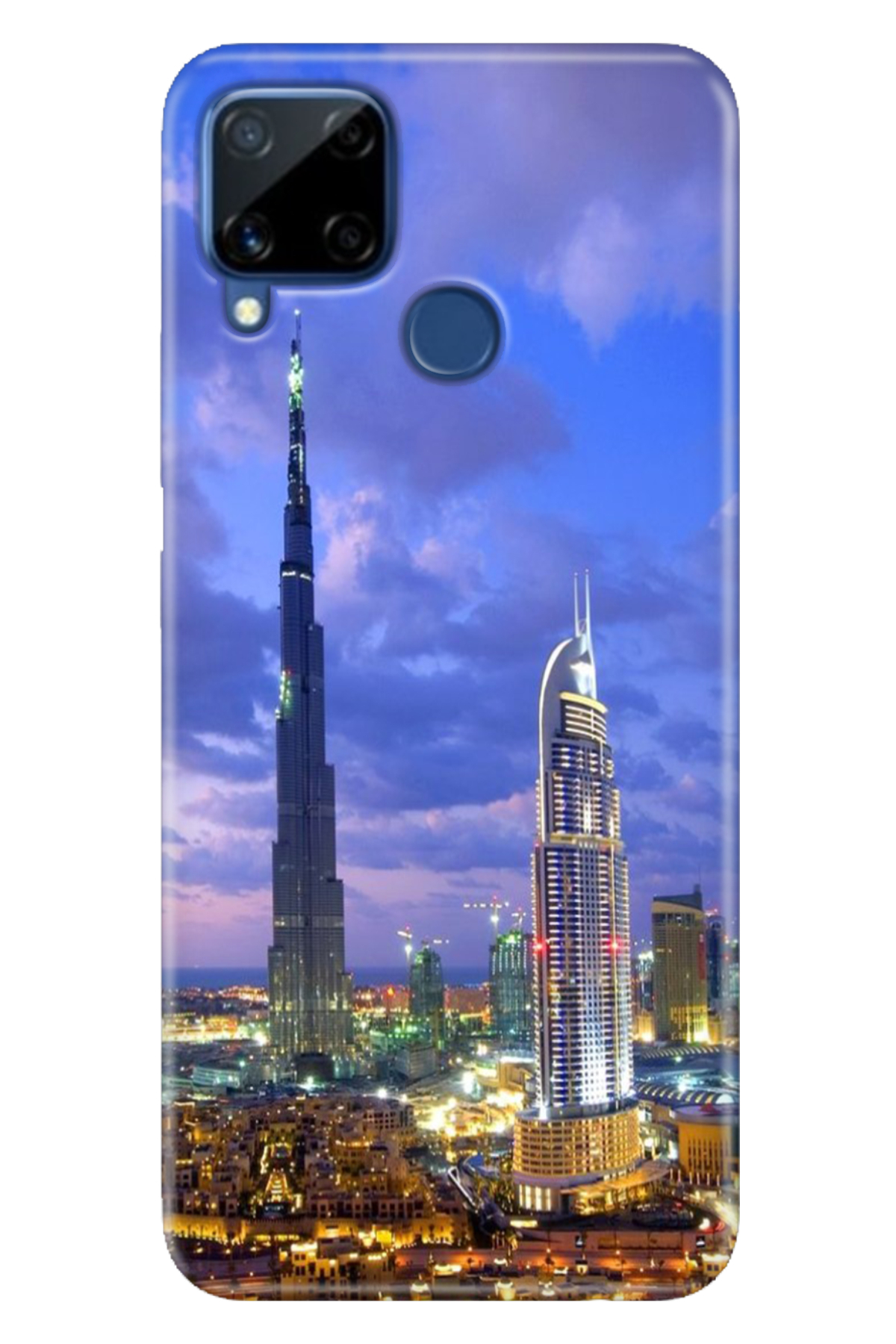 Realme C15 Sheath Patterned Silicone Color TPU UV Dubai