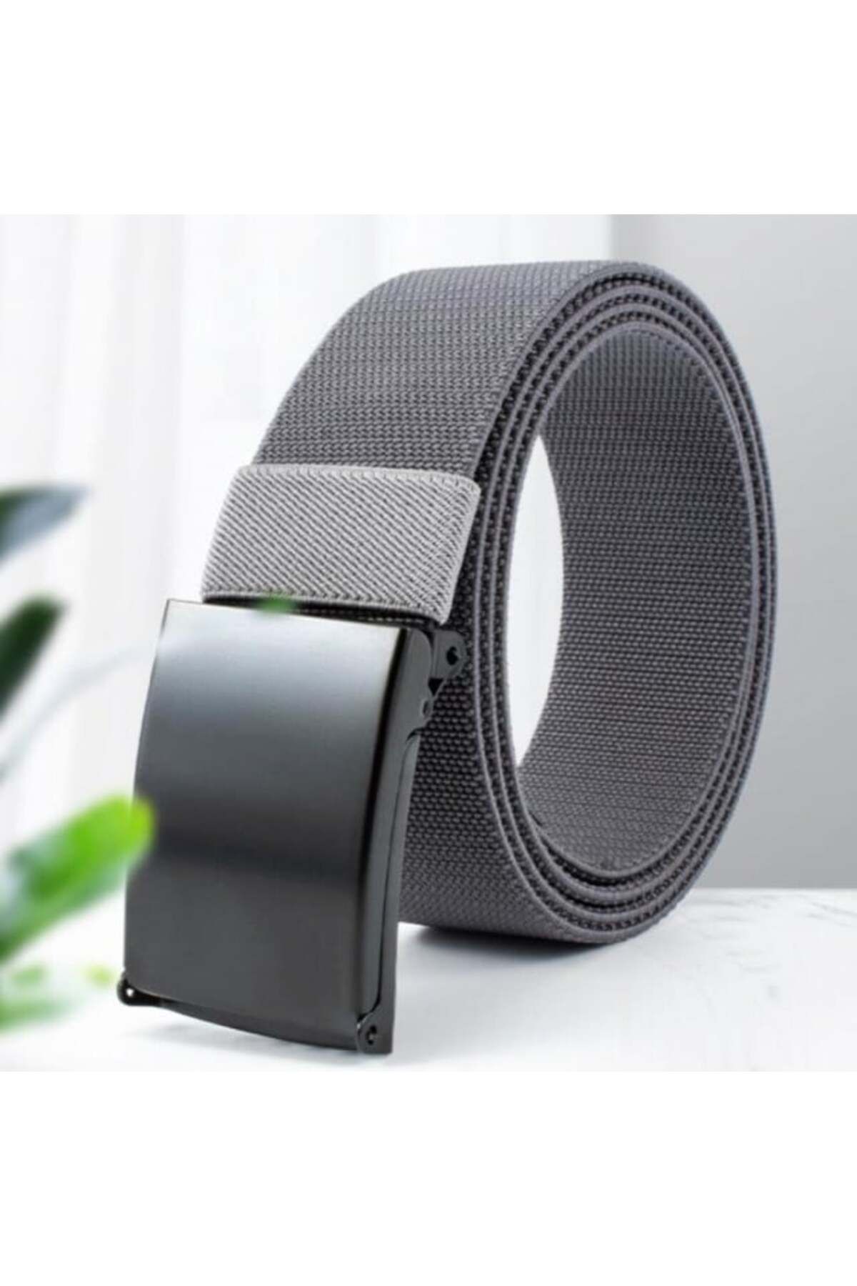 PUFO-Army Elite Edition men's belt 3.8 x 125 cm, adjustable, gray 3