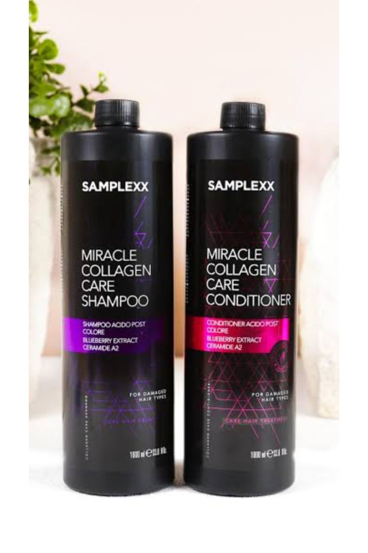 Sample Samplex Collagen Shampoo ve Krem 1000ml Set