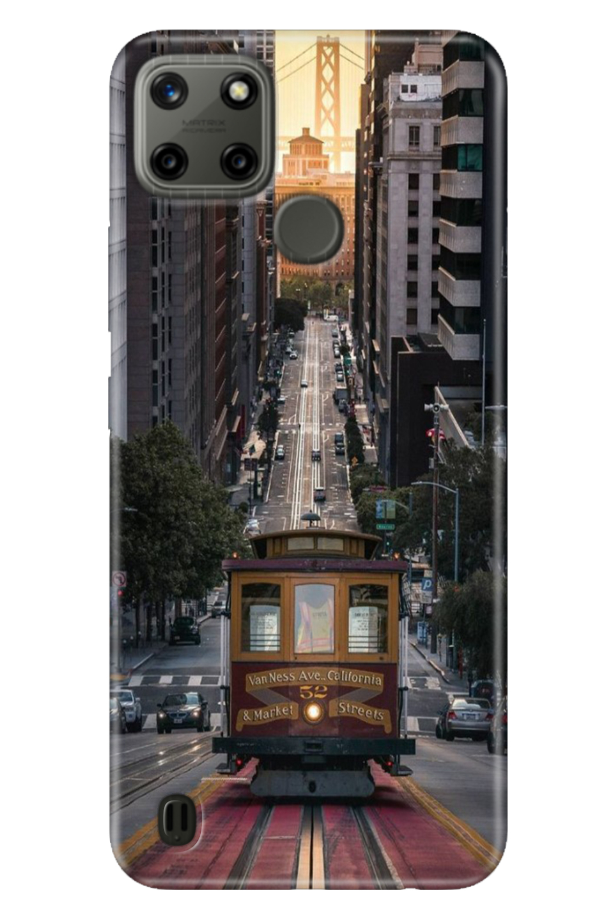 Realme C21Y - Realme C25Y Sheath Colorful TPU UV Printed Patterned Silicone California