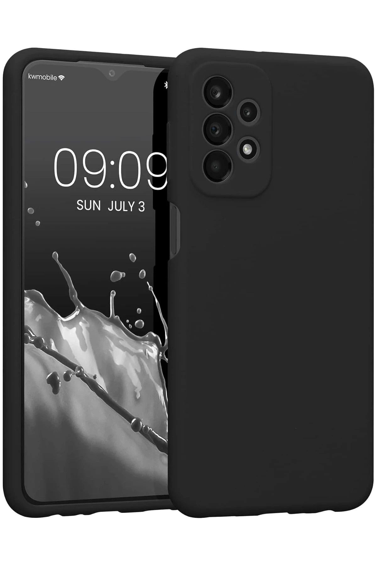 NewFace Samsung Galaxy A73 5G Kılıf First Silikon - Siyah SVLRS