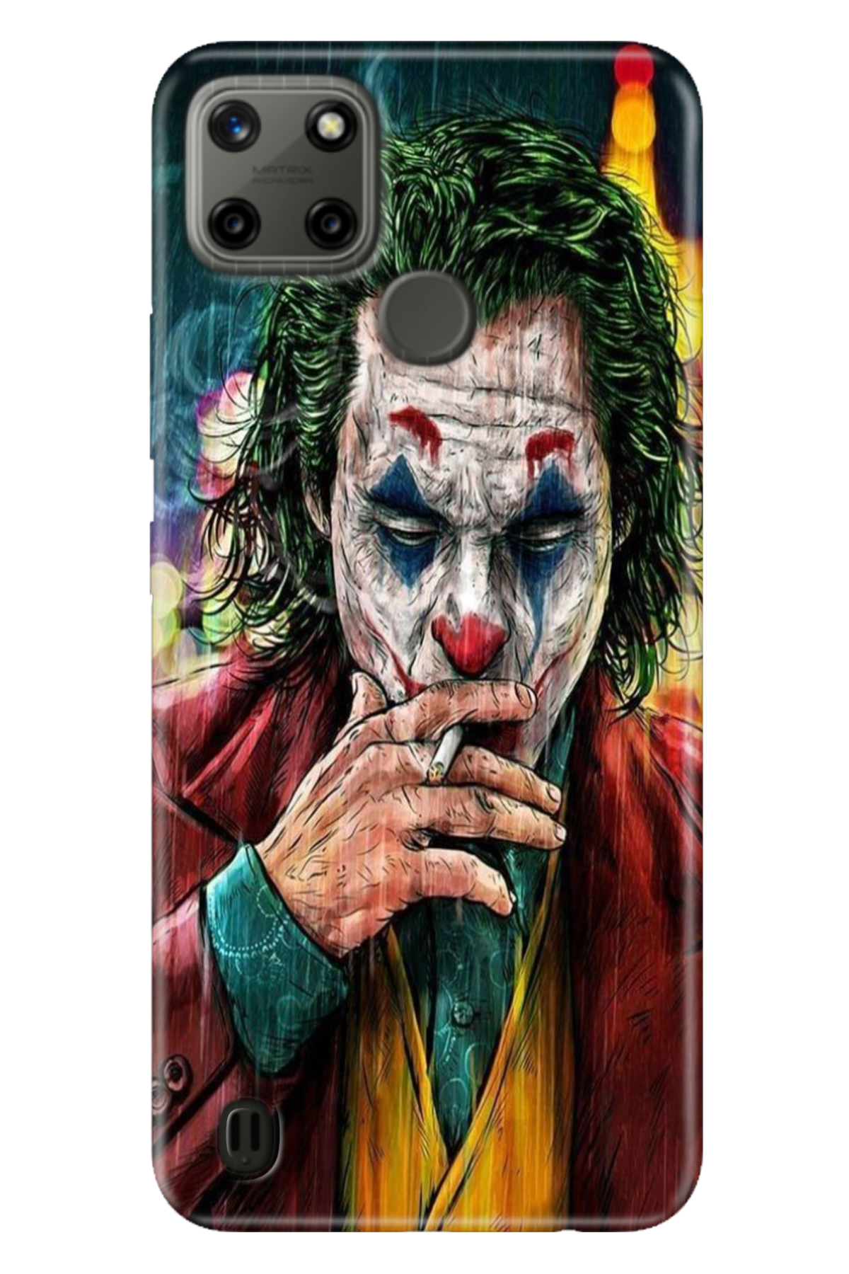 Realme C21Y - Realme C25Y Sheath Colorful TPU UV Printed Patterned Silicone Jokker