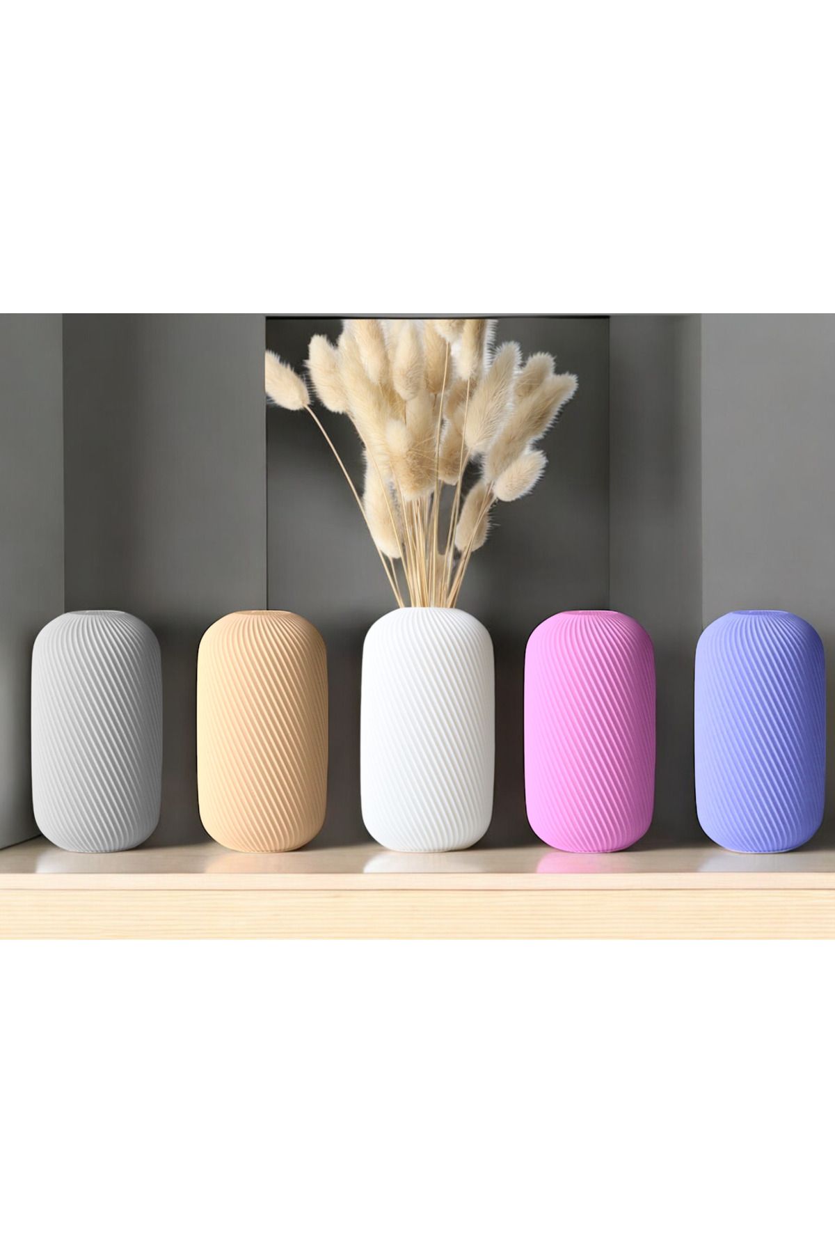 Dekor Modern Dekoratif Vazo - 5 Renk Seçeneği