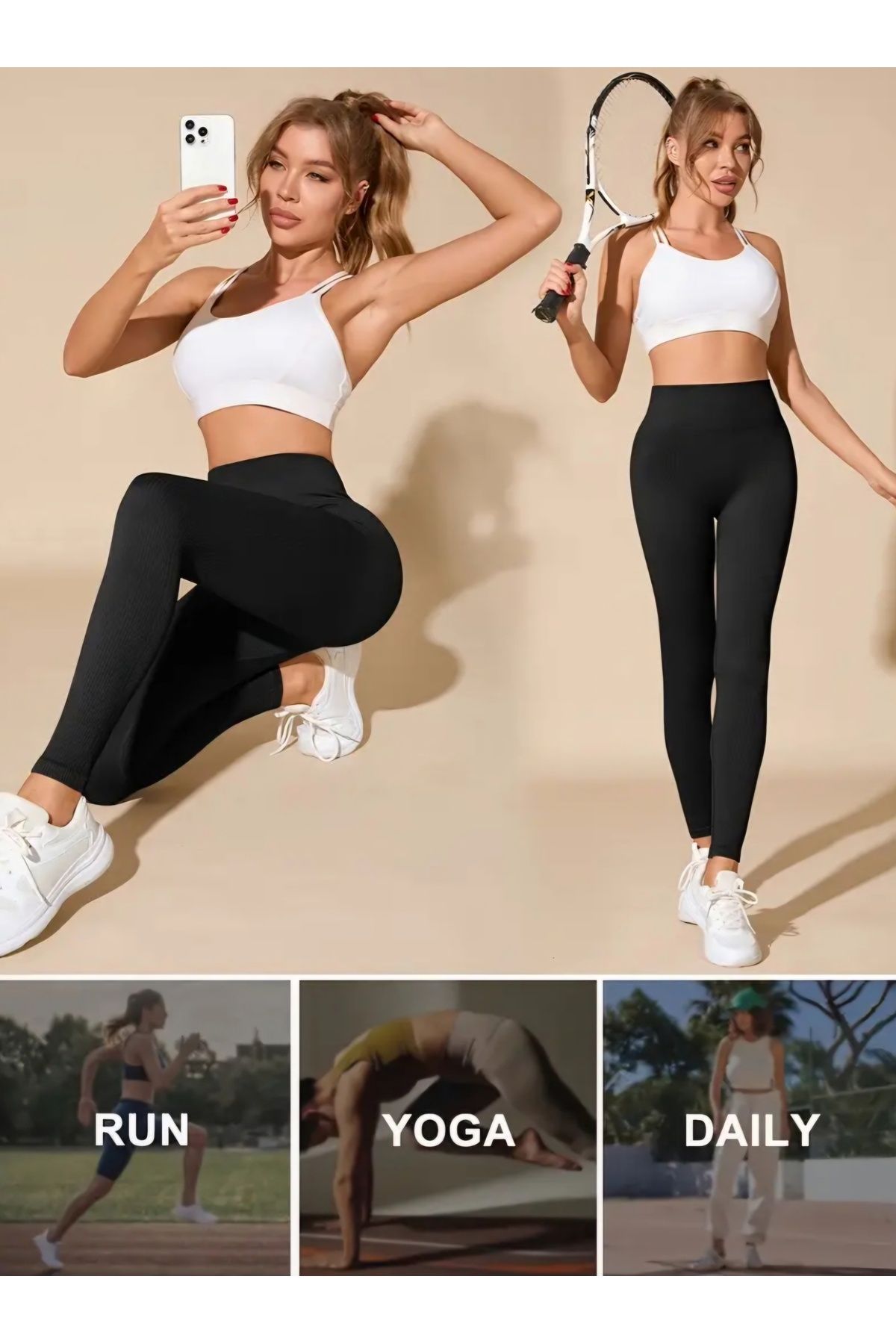 DRECCEX Kadın Tayt Yüksek Bel Toparlayıcı Sıkılaştırıcı Spor Gym Tayt Korse Lok Dikiş Ağ Yeri (RAHATLIK)