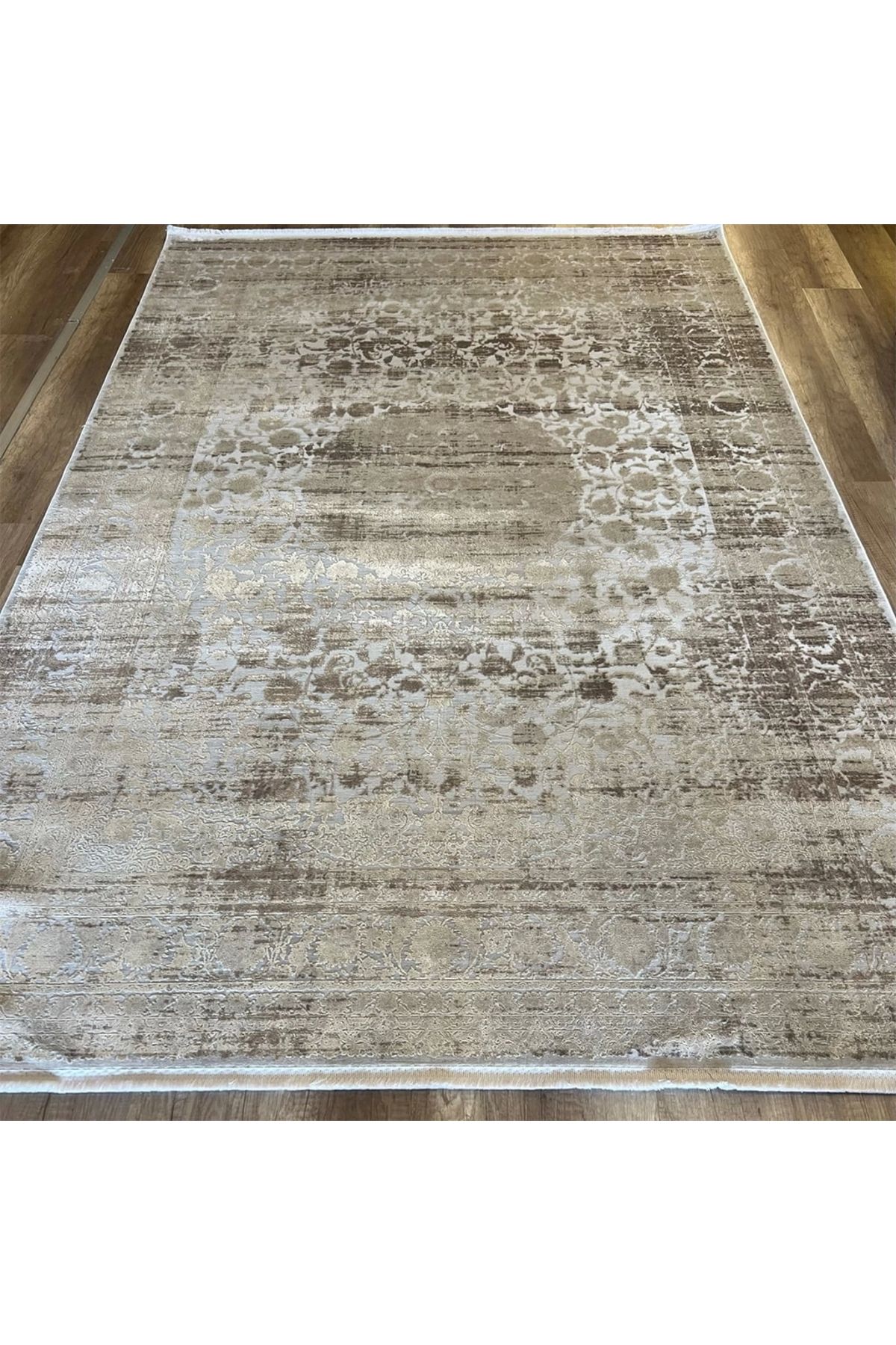 Hoomrugs Hoom Rugs Exclusive Miami 62113/070 Krem Vizon Klasik Salon Halısı