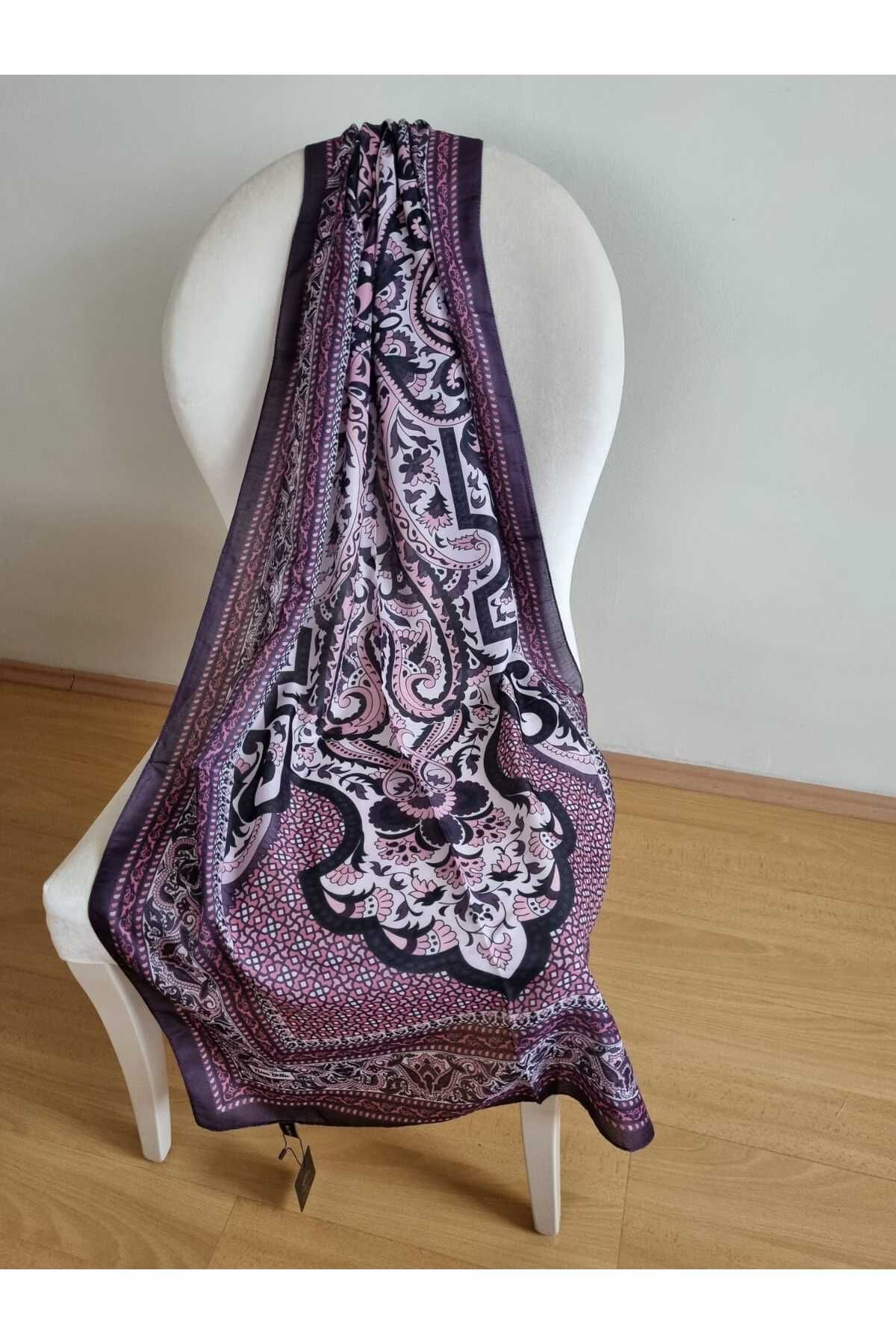Milenam Etnik Desenli Soft Şal başörtüsü