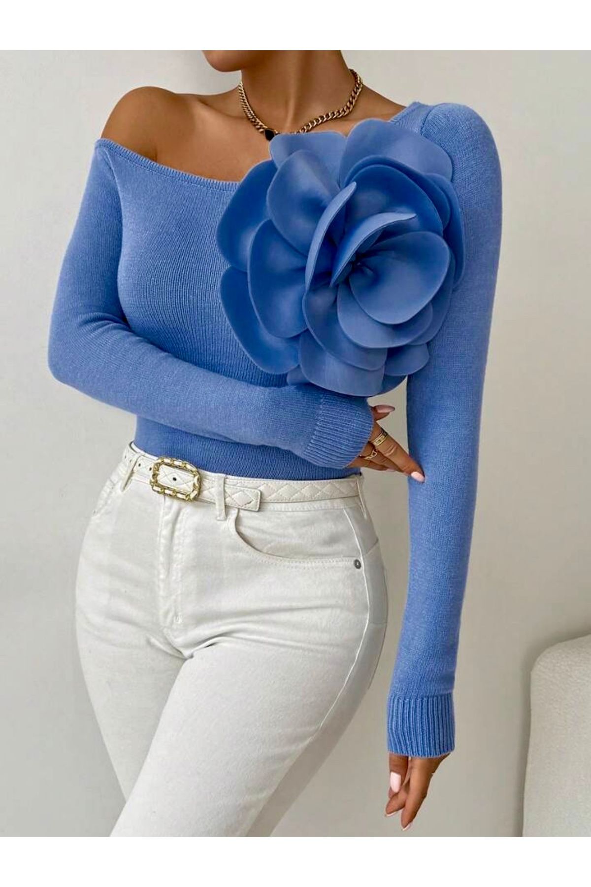 Marasli design Triko çok özel bir tasarım bluz