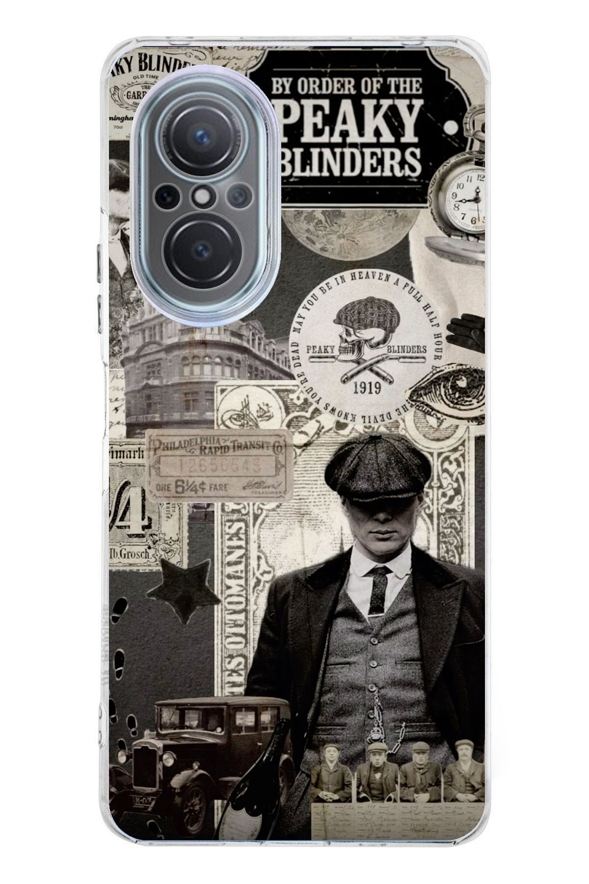 TechTree Huawei Nova 9 Se Uyumlu Peaky Blinders Şeffaf Silikon Kılıf